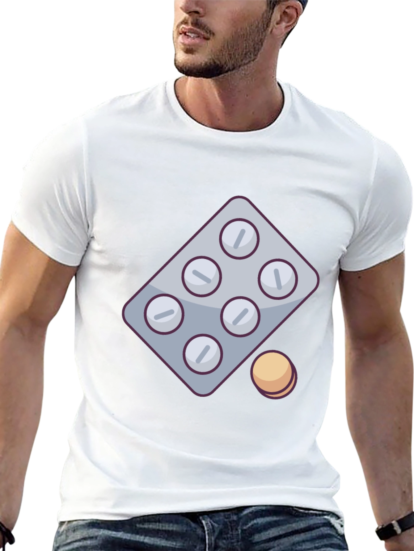 Pill Pack Graphic Tee - Casual Comfort