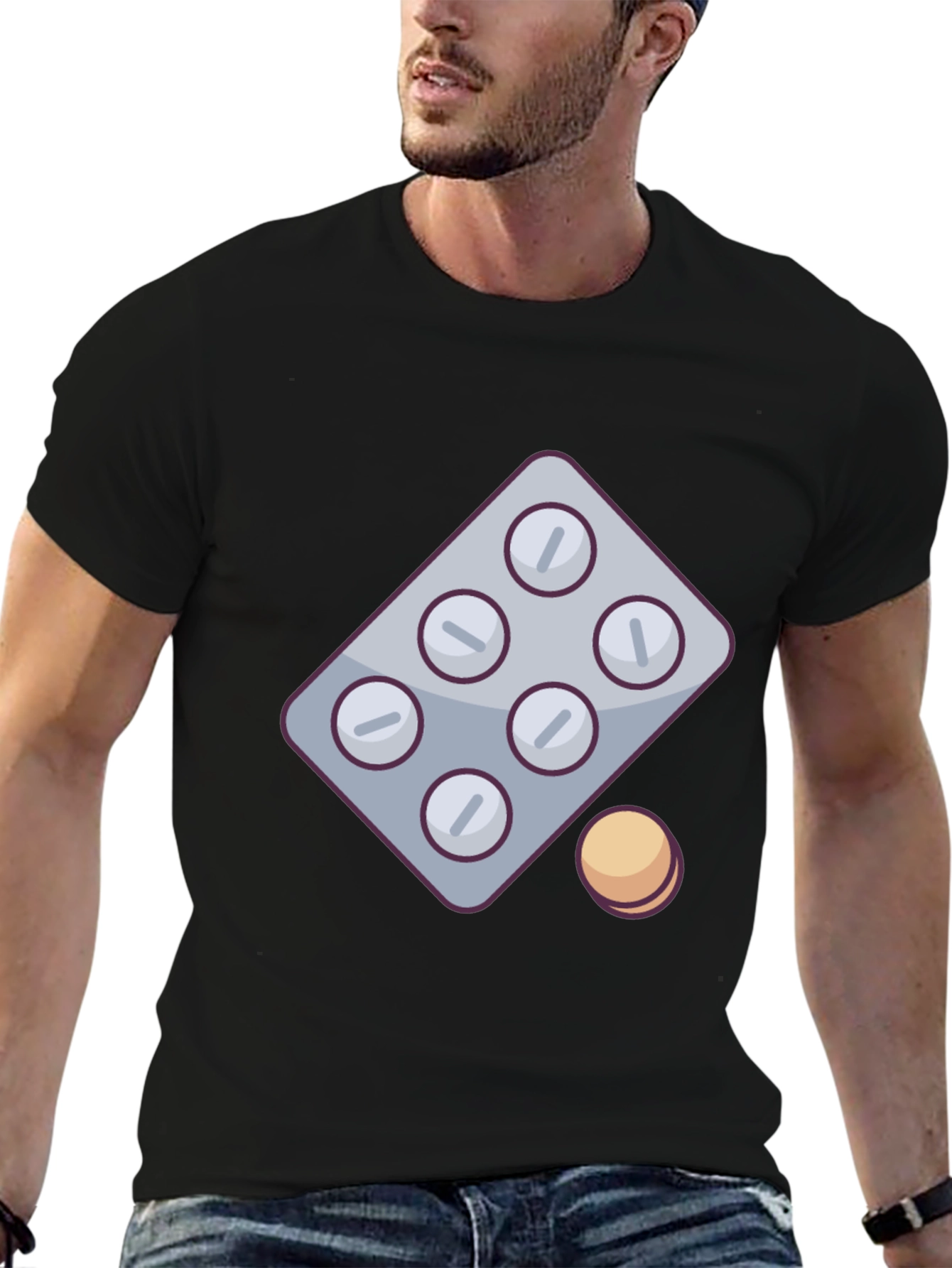 Pill Pack Graphic Tee - Casual Comfort