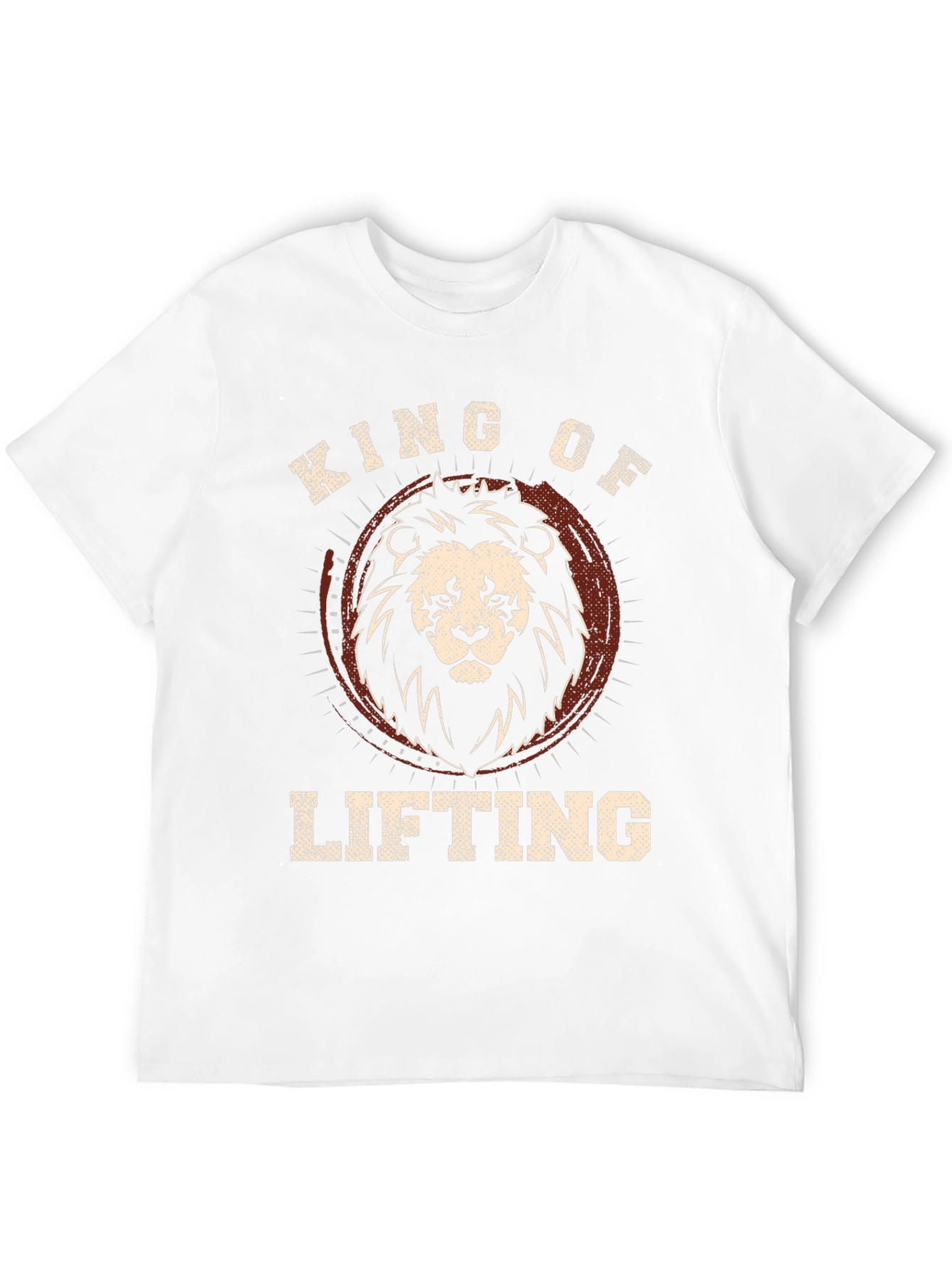 King of Lifting Lion Graphic Tee - Black