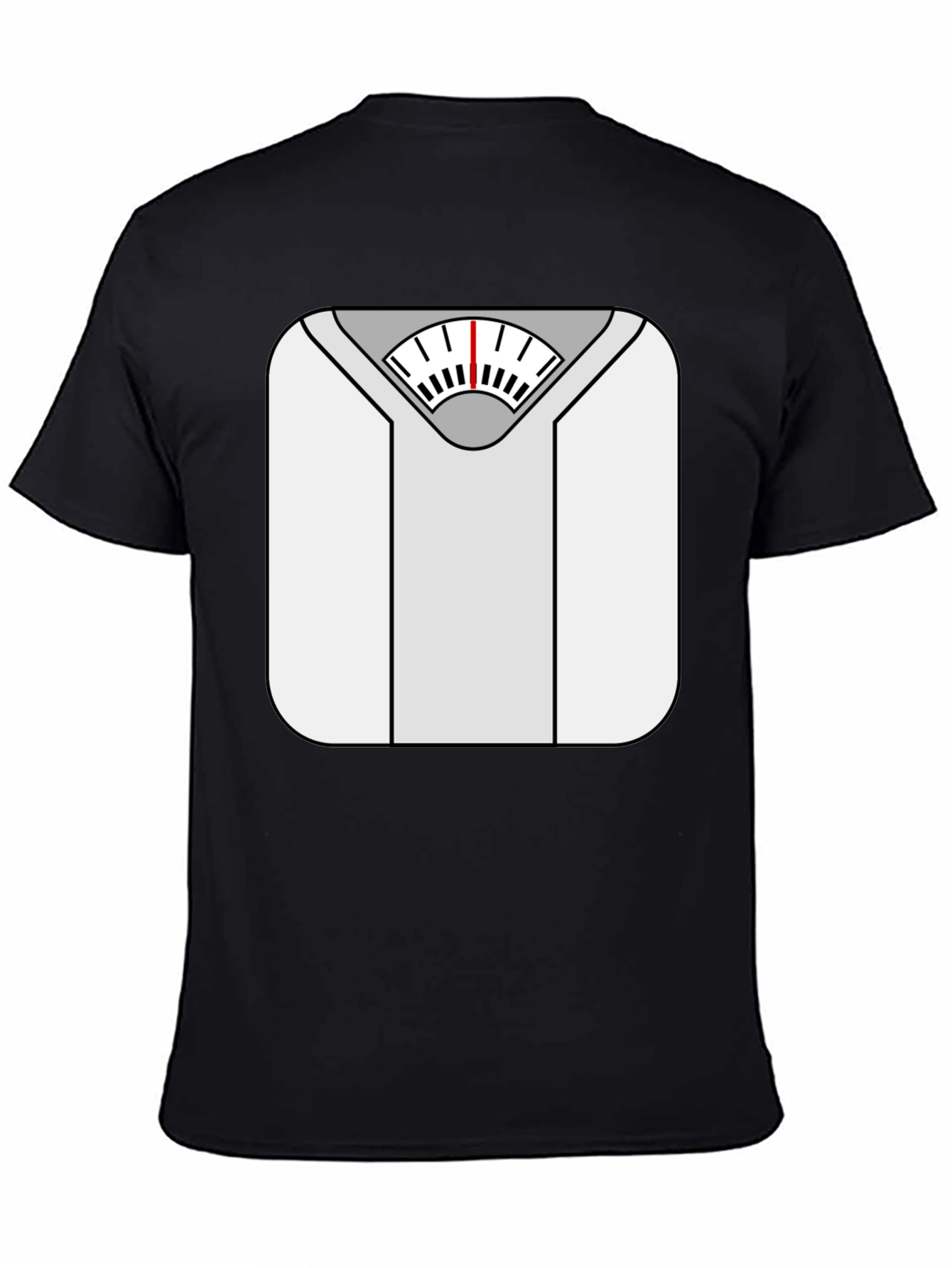 Weight Scale Graphic Tee - Funny Fitness Shirt