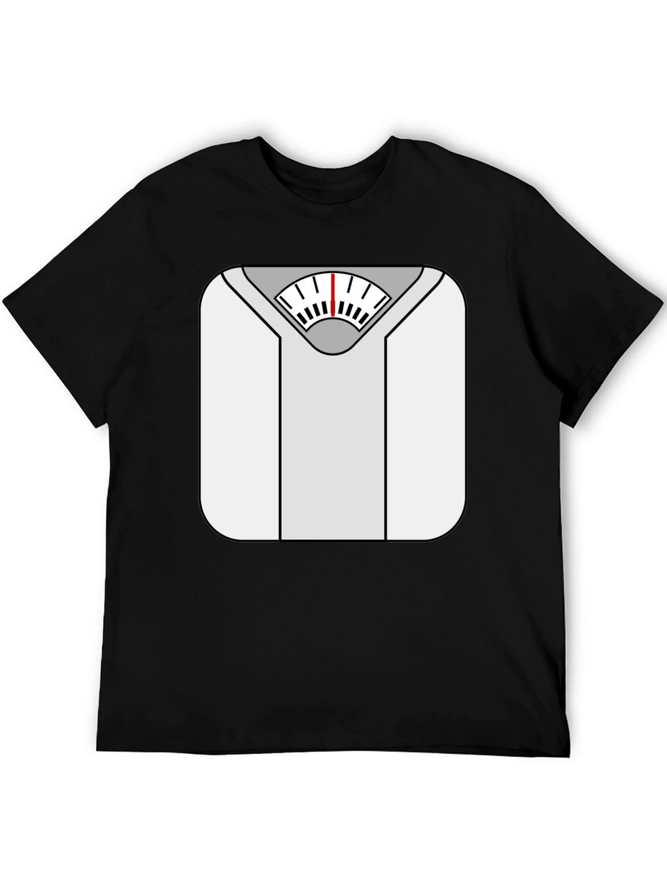 Weight Scale Graphic Tee - Funny Fitness Shirt