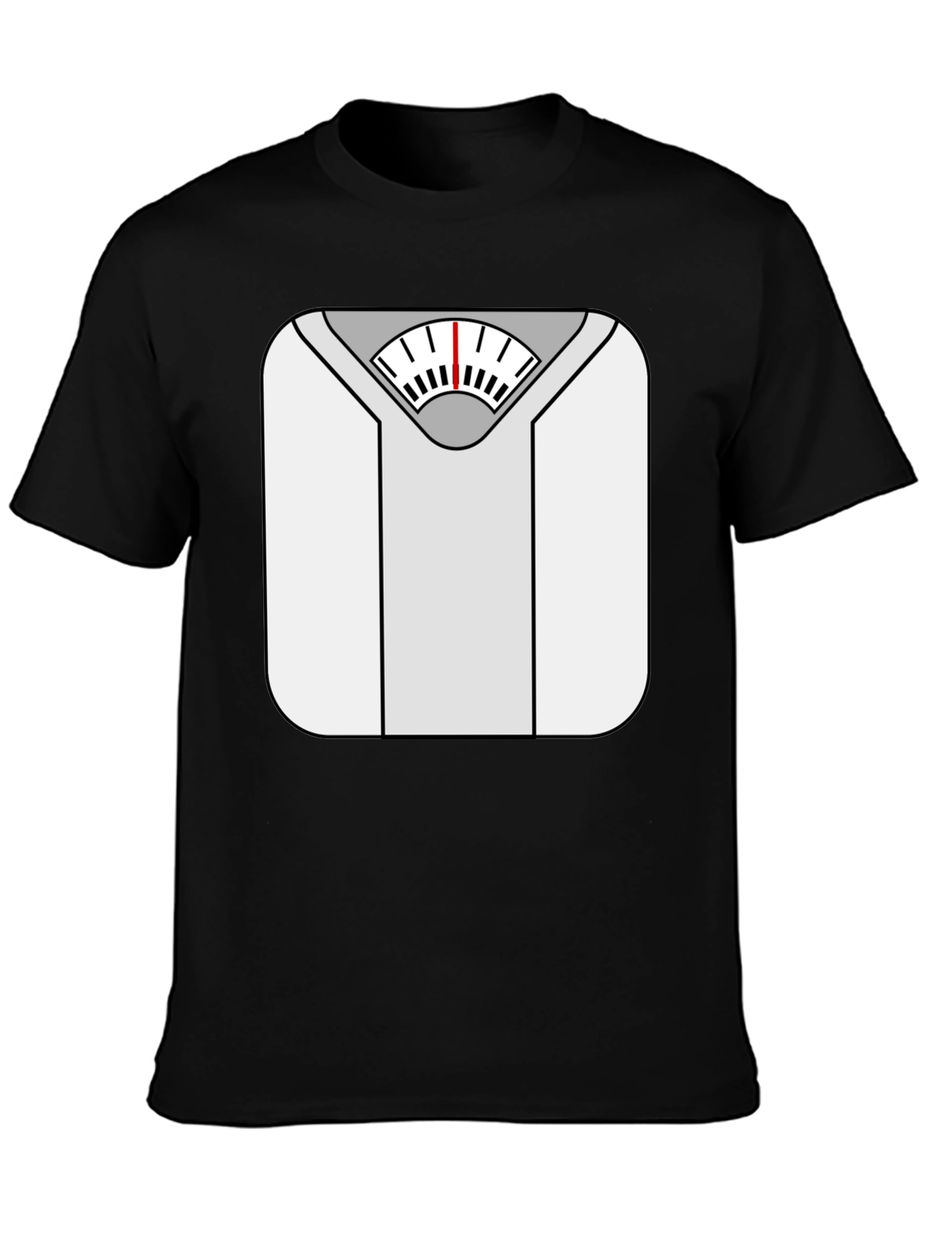 Weight Scale Graphic Tee - Funny Fitness Shirt