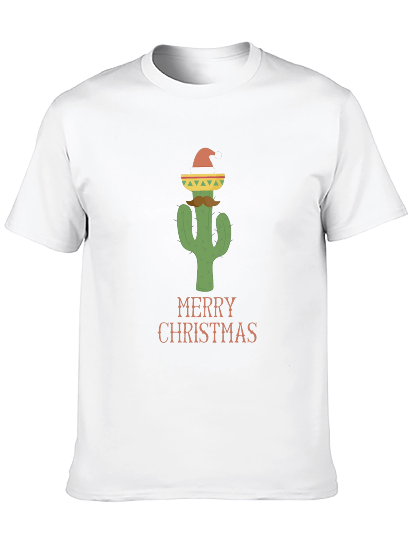 Festive Cactus Christmas T-Shirt