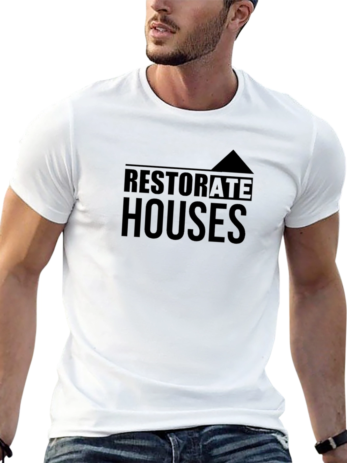 Restore Houses T-Shirt Graphic Tee