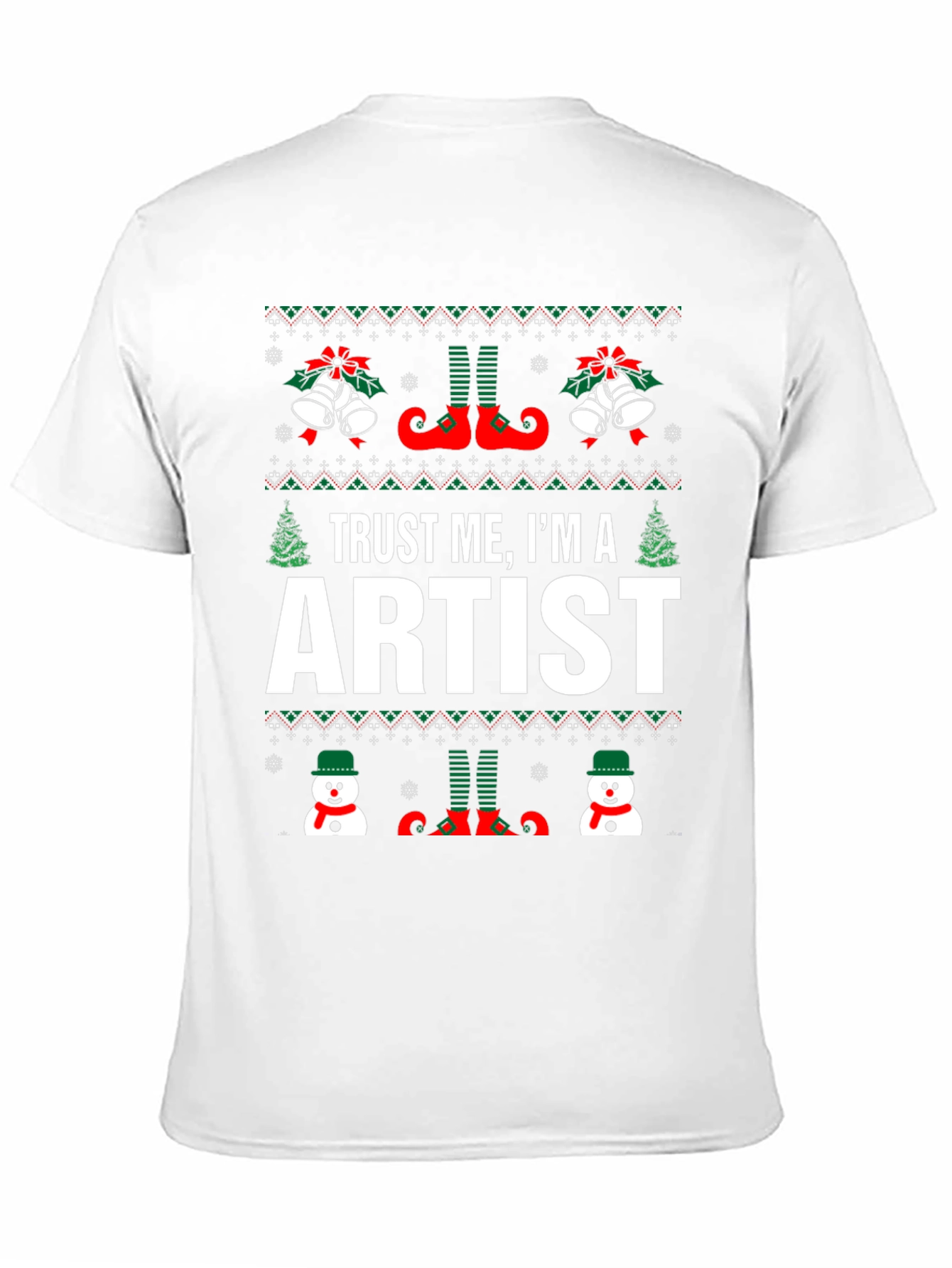 Trust Me Im An Artist Christmas Graphic Tee