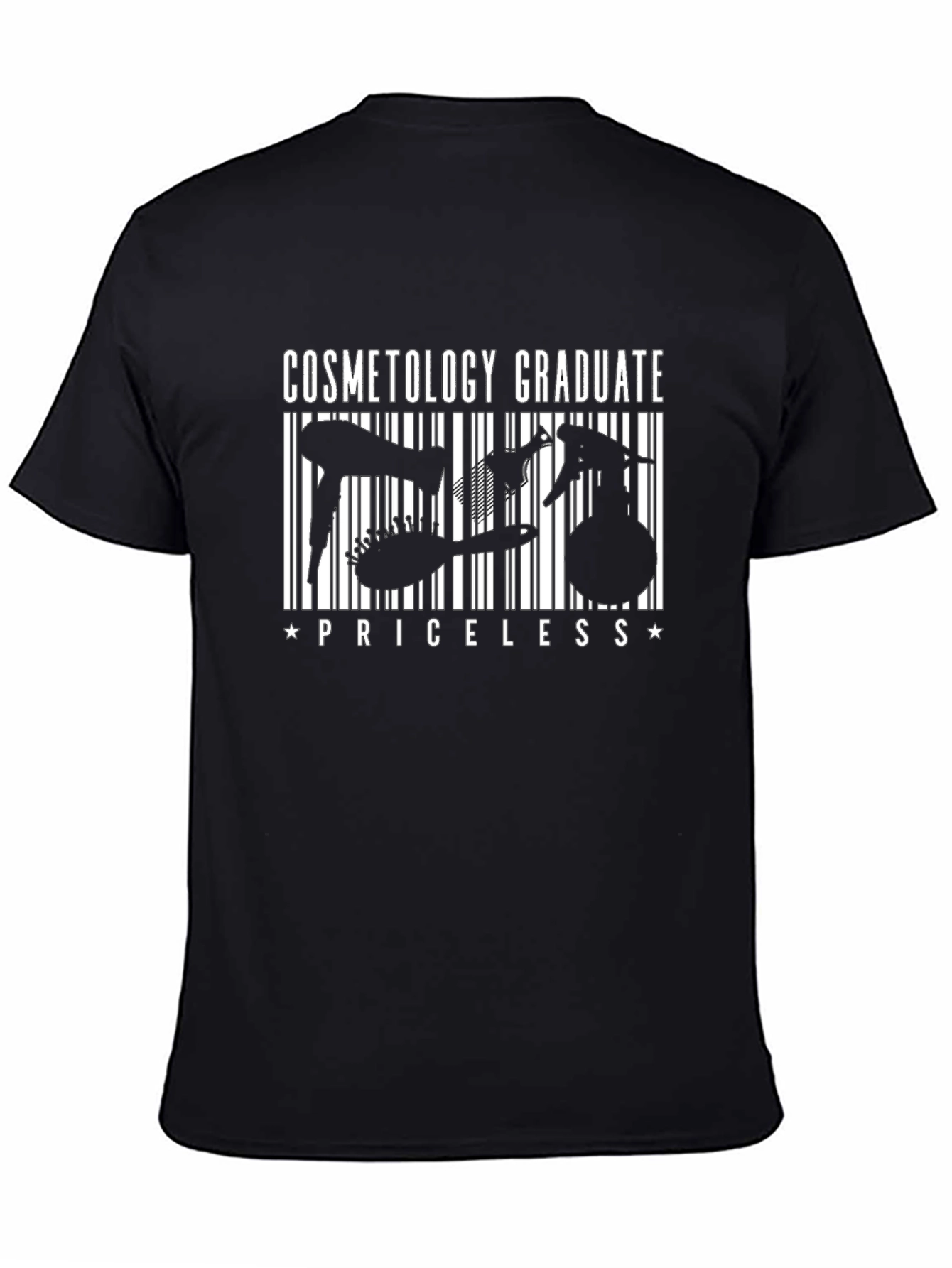 Cosmetology Graduate Priceless Black T-Shirt