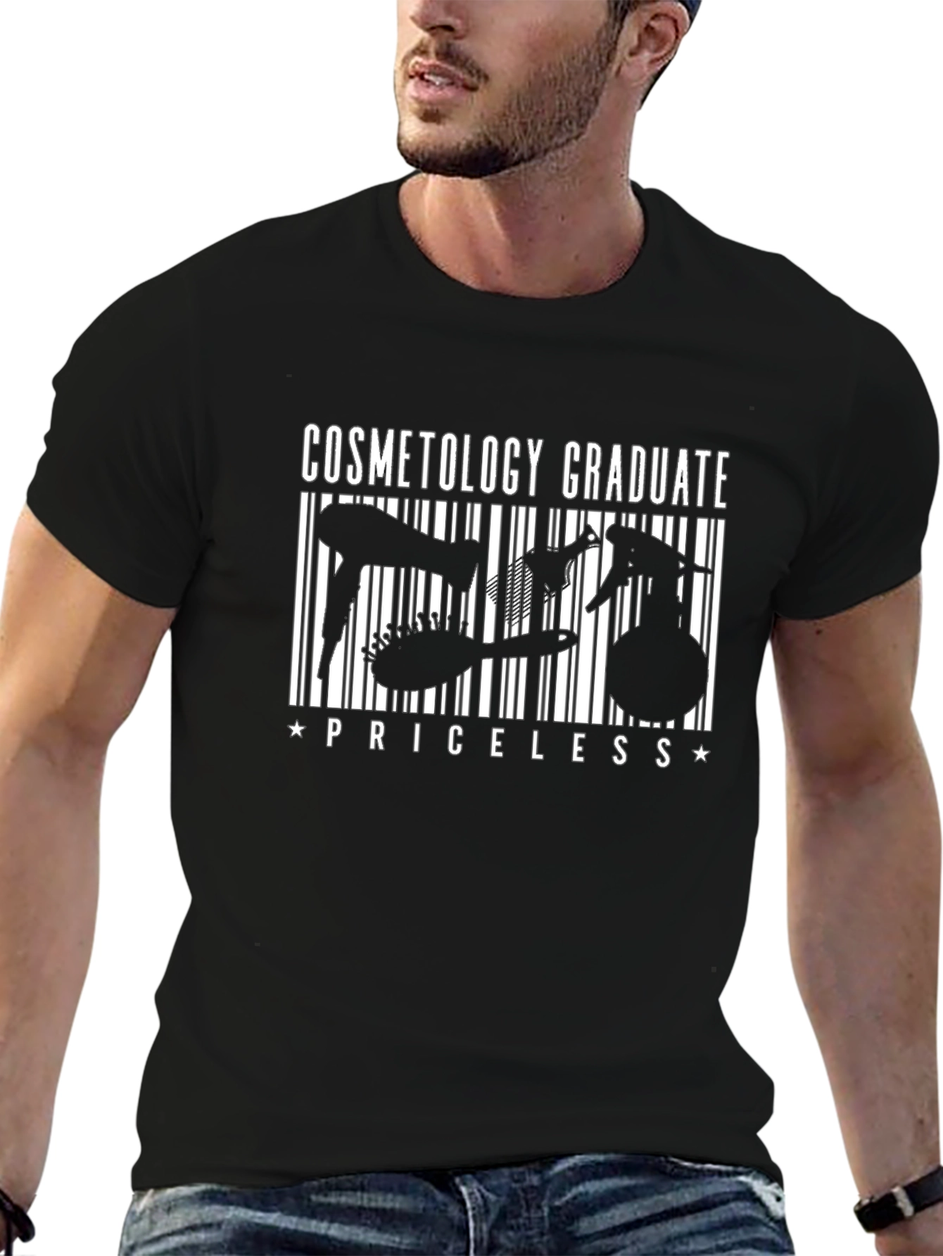 Cosmetology Graduate Priceless Black T-Shirt