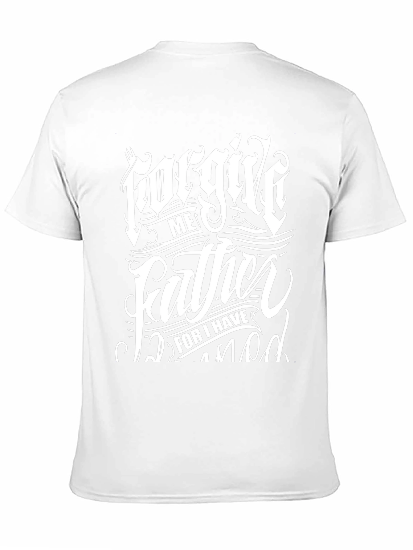 Forgive Me Father Black Graphic Tee