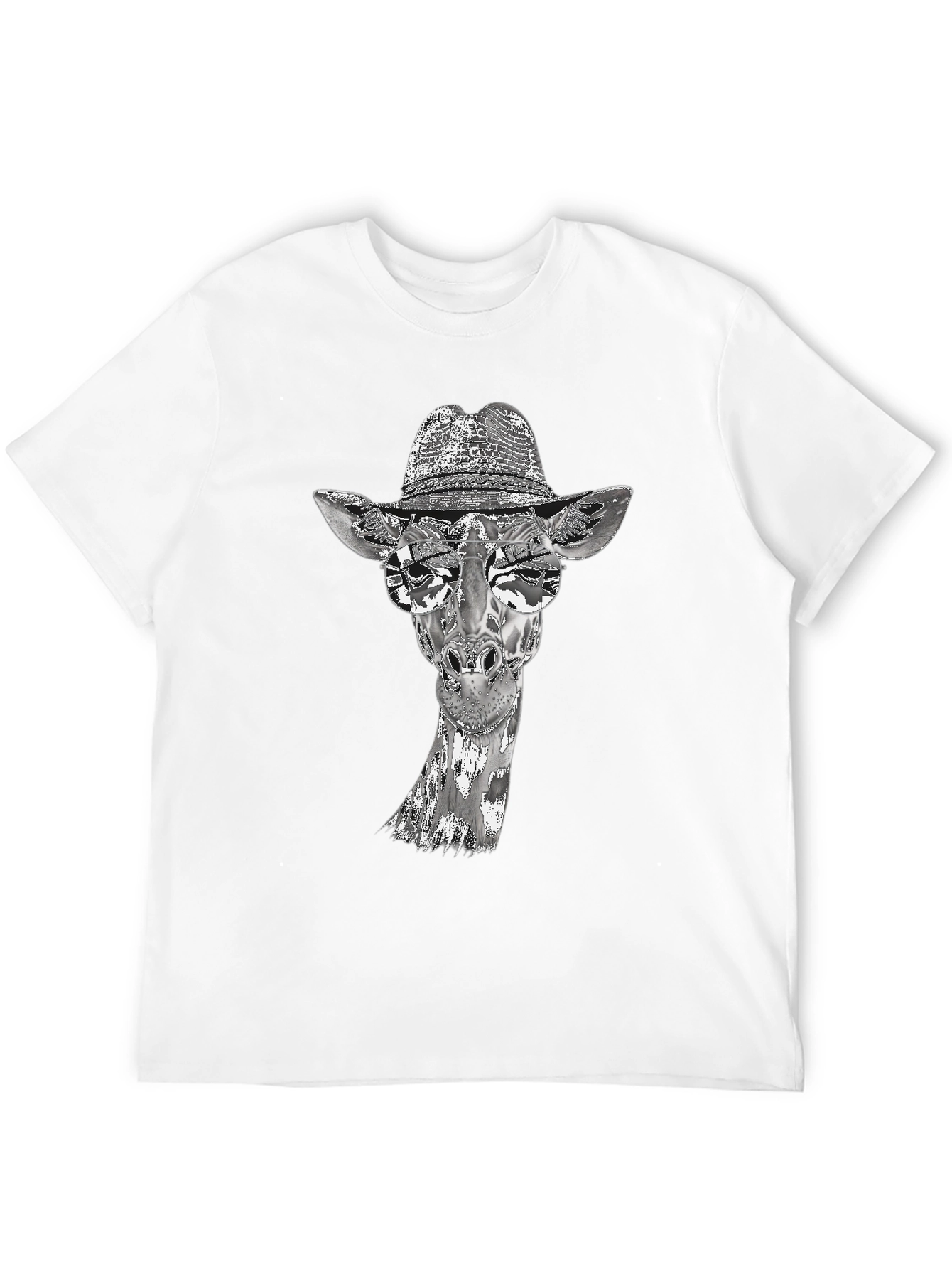 Giraffe Graphic Tee - Cool Animal Design