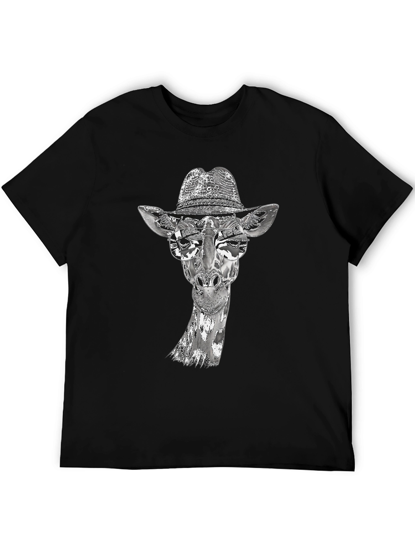 Giraffe Graphic Tee - Cool Animal Design