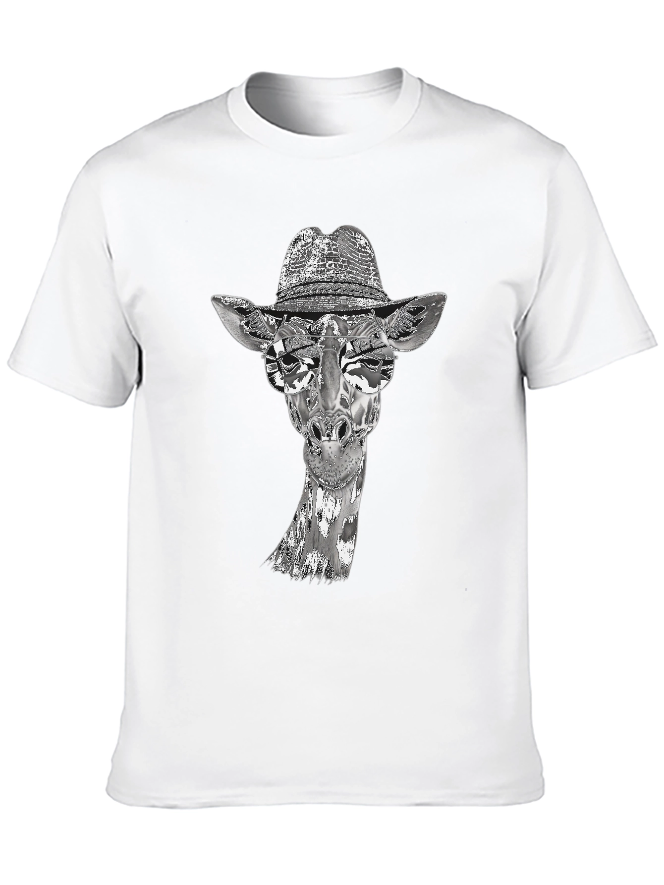Giraffe Graphic Tee - Cool Animal Design