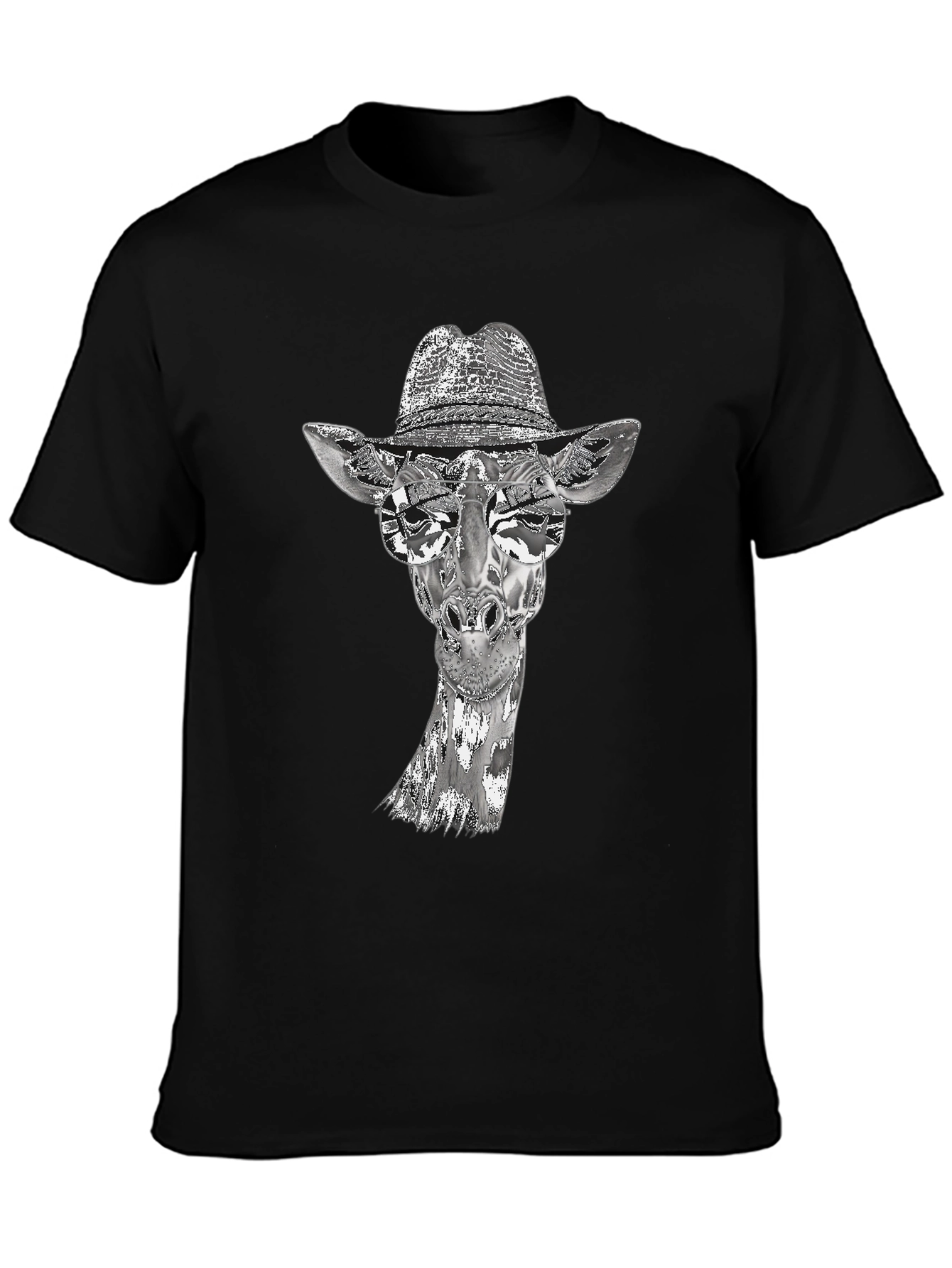Giraffe Graphic Tee - Cool Animal Design
