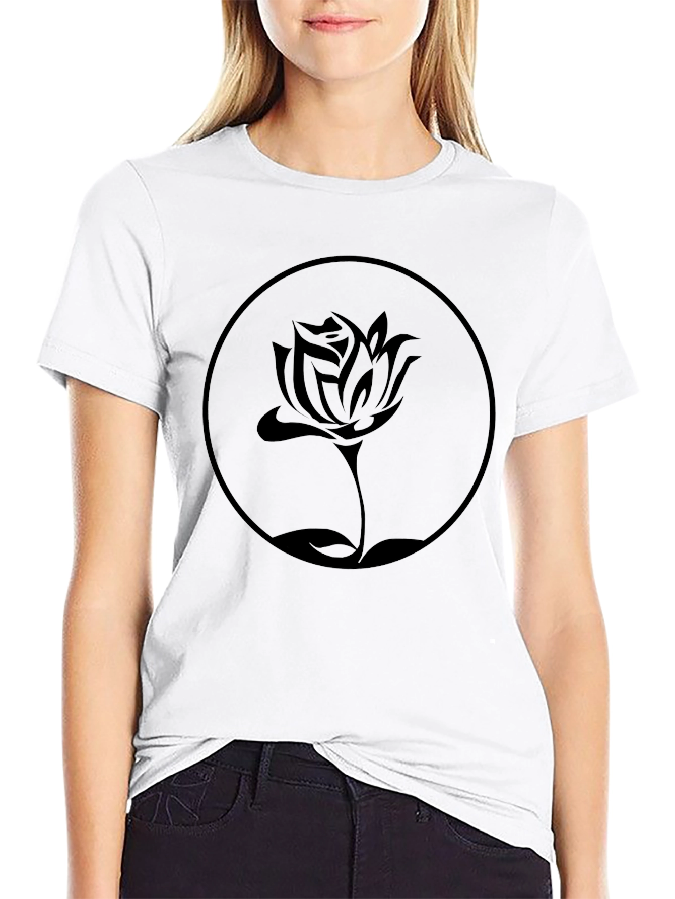Black Rose Graphic Tee