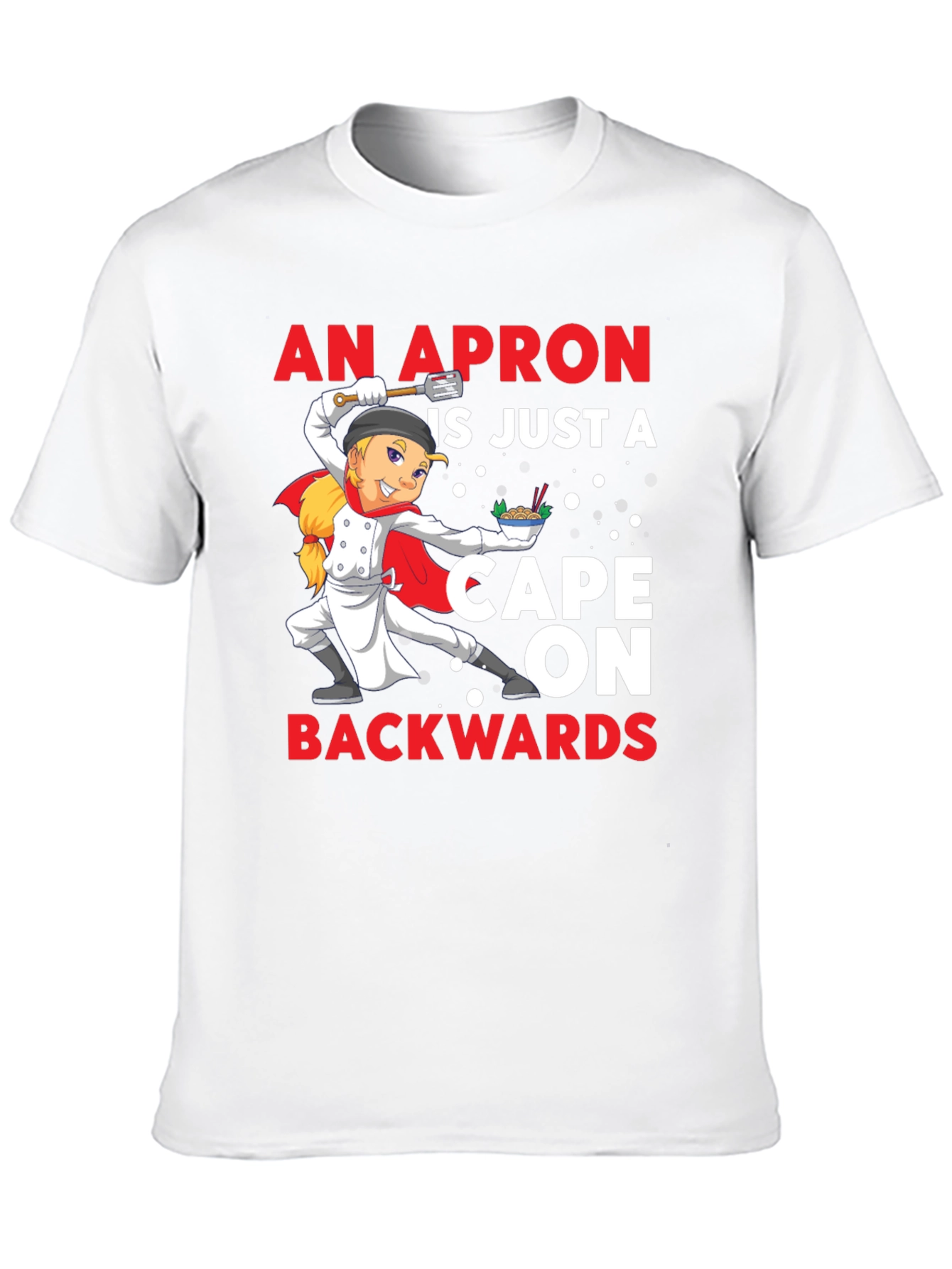 Apron Cape Backwards Graphic T-Shirt