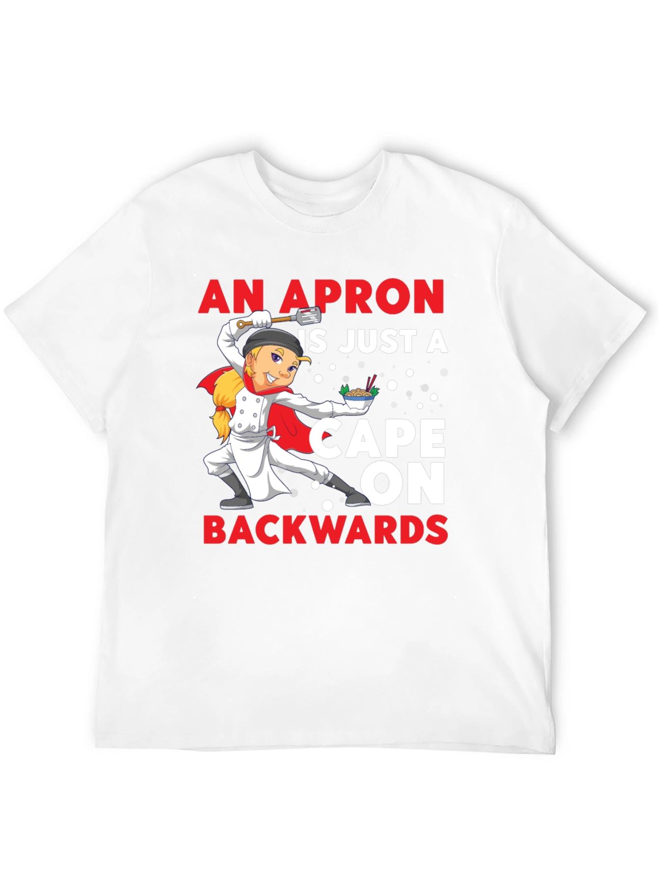 Apron Cape Backwards Graphic T-Shirt