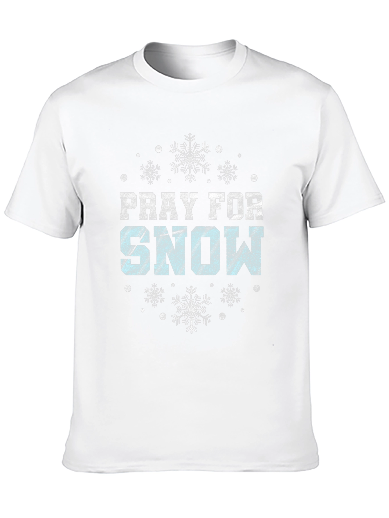 Pray for Snow T-Shirt - Winter Holiday Tee