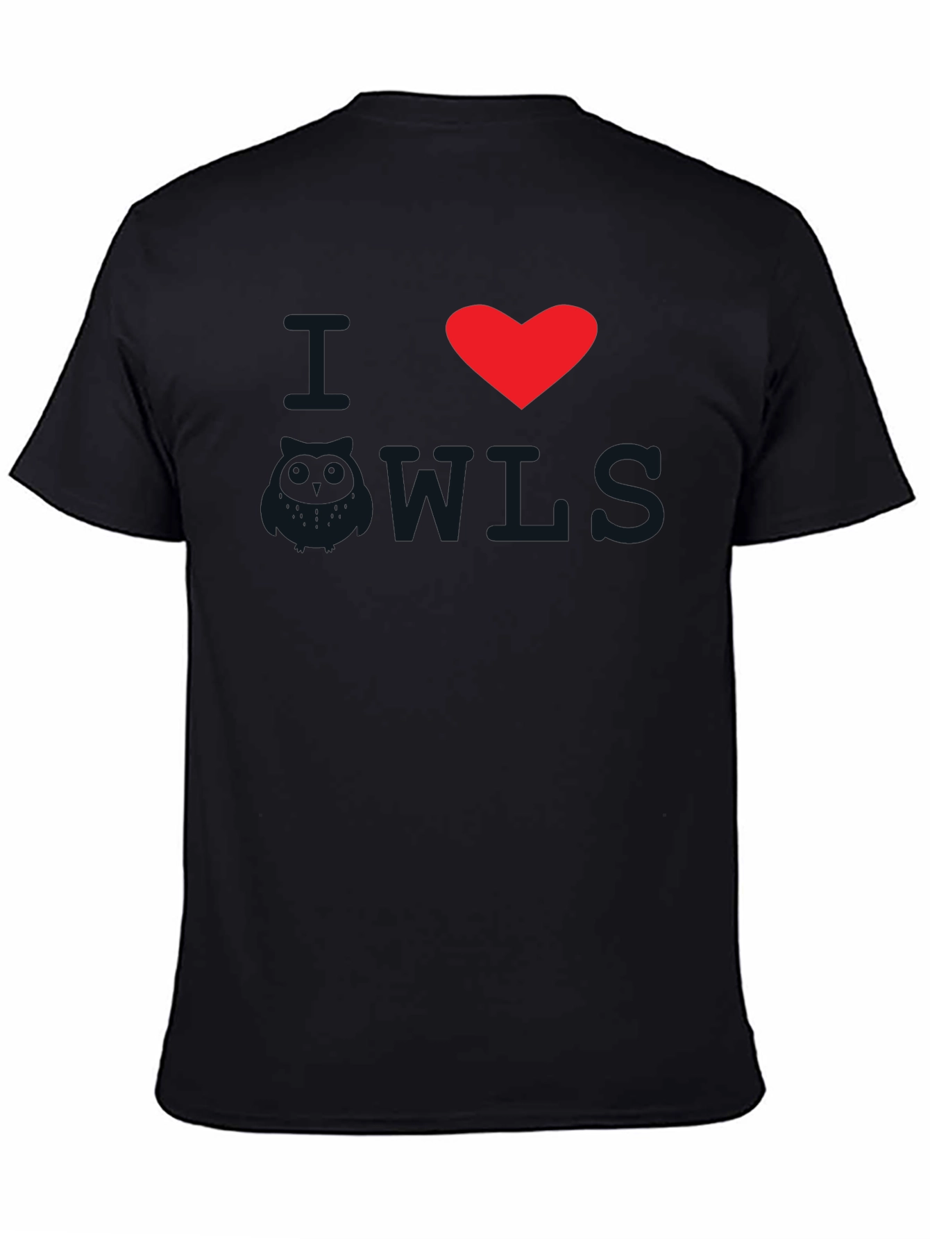 I Heart OWLS Black Graphic Tee