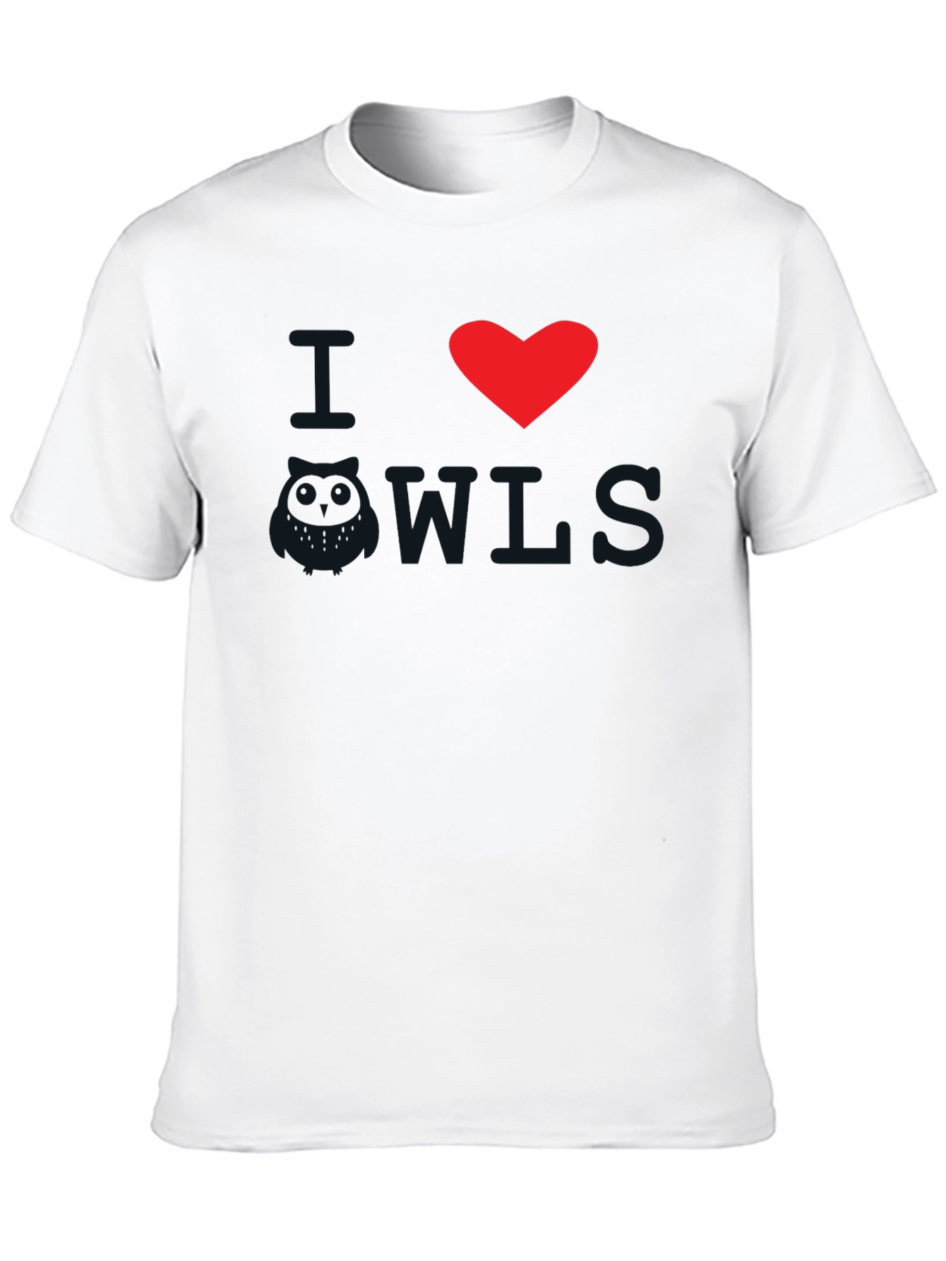 I Heart OWLS Black Graphic Tee