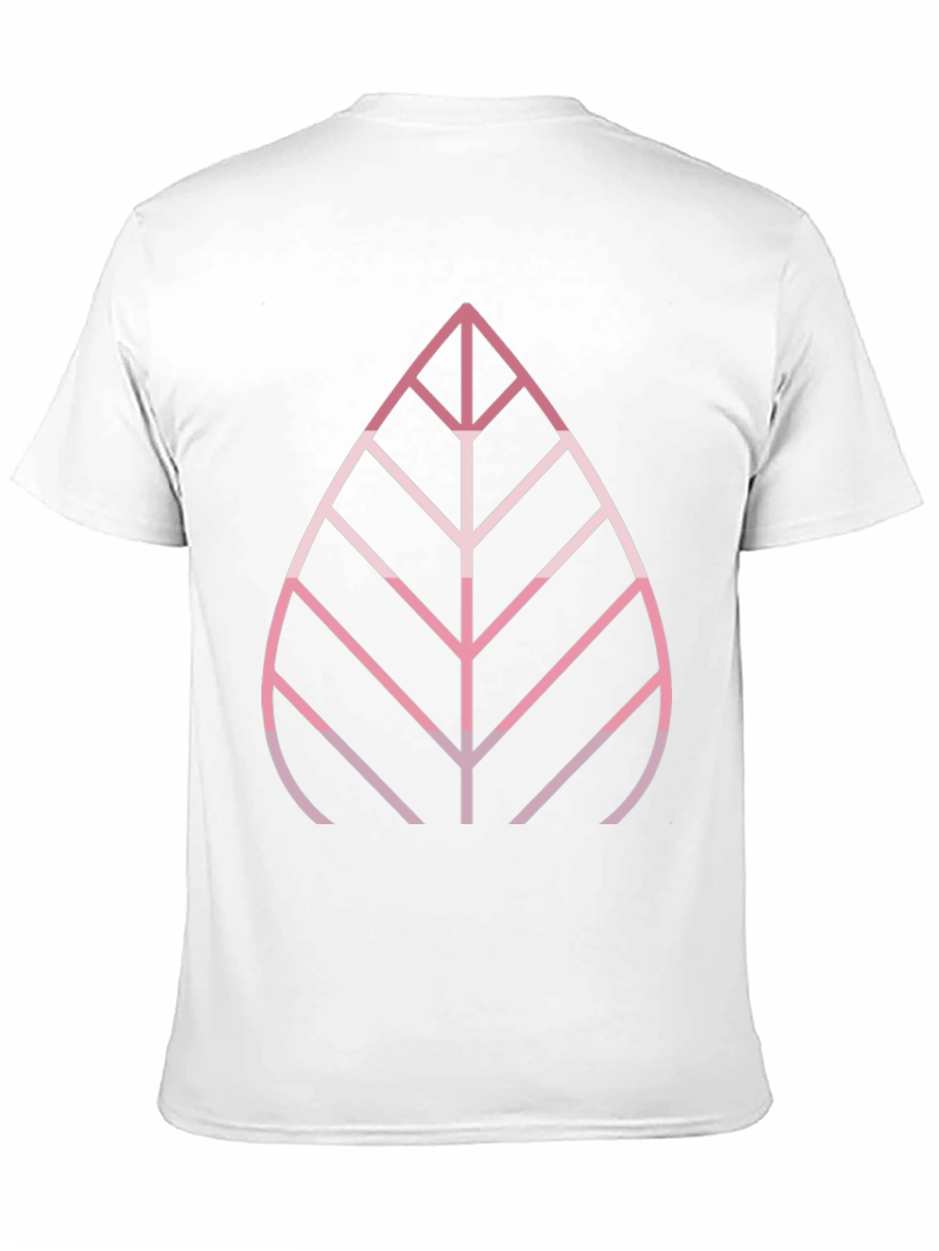 Modern Leaf Graphic Tee - Stylish Black T-Shirt
