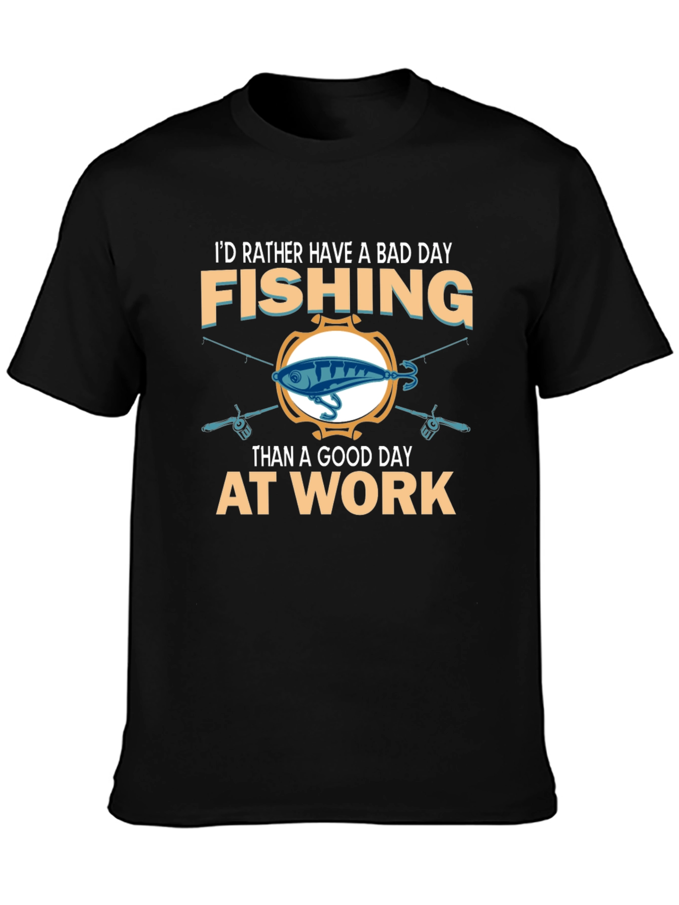 Fishing T-Shirt - Bad Day Fishing