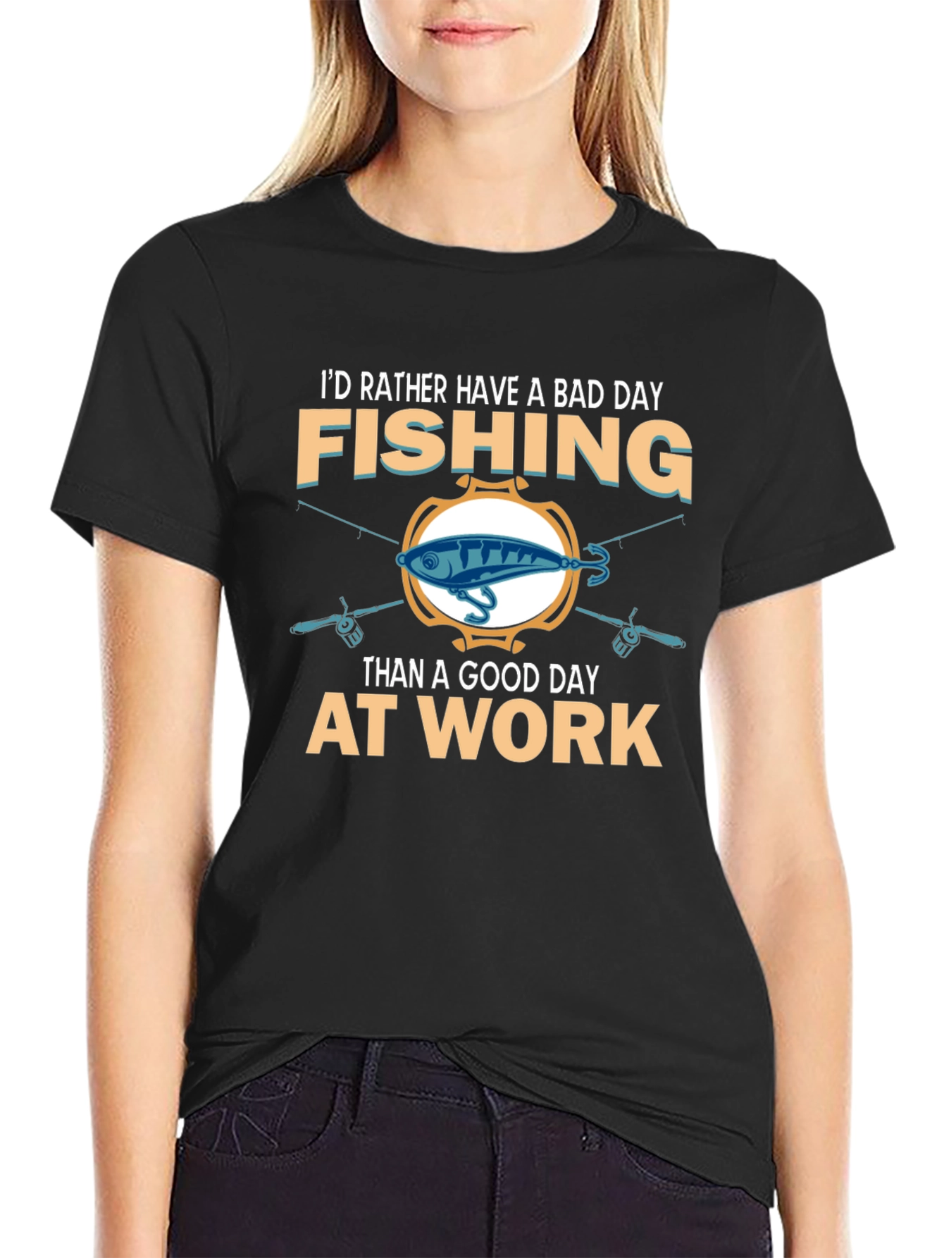 Fishing T-Shirt - Bad Day Fishing