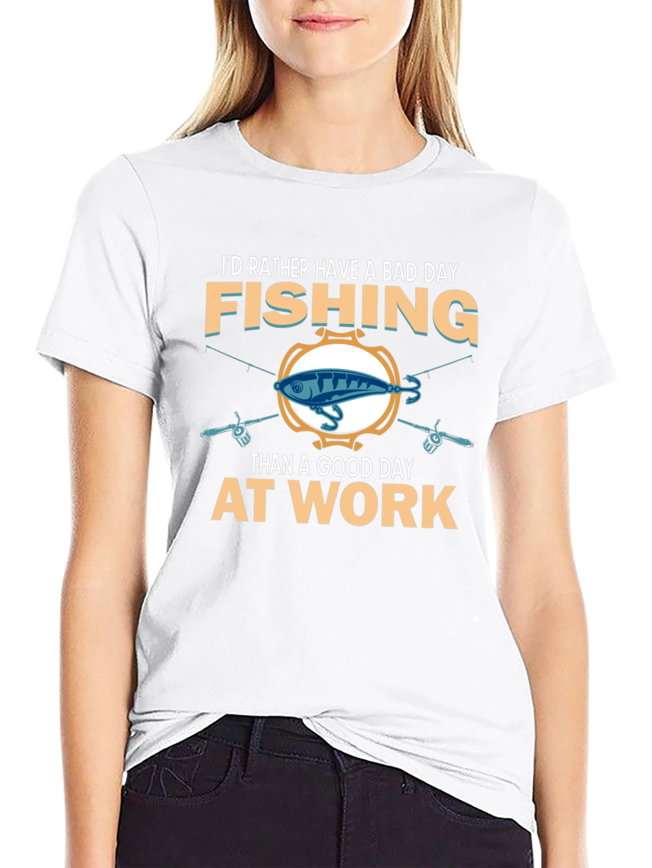 Fishing T-Shirt - Bad Day Fishing