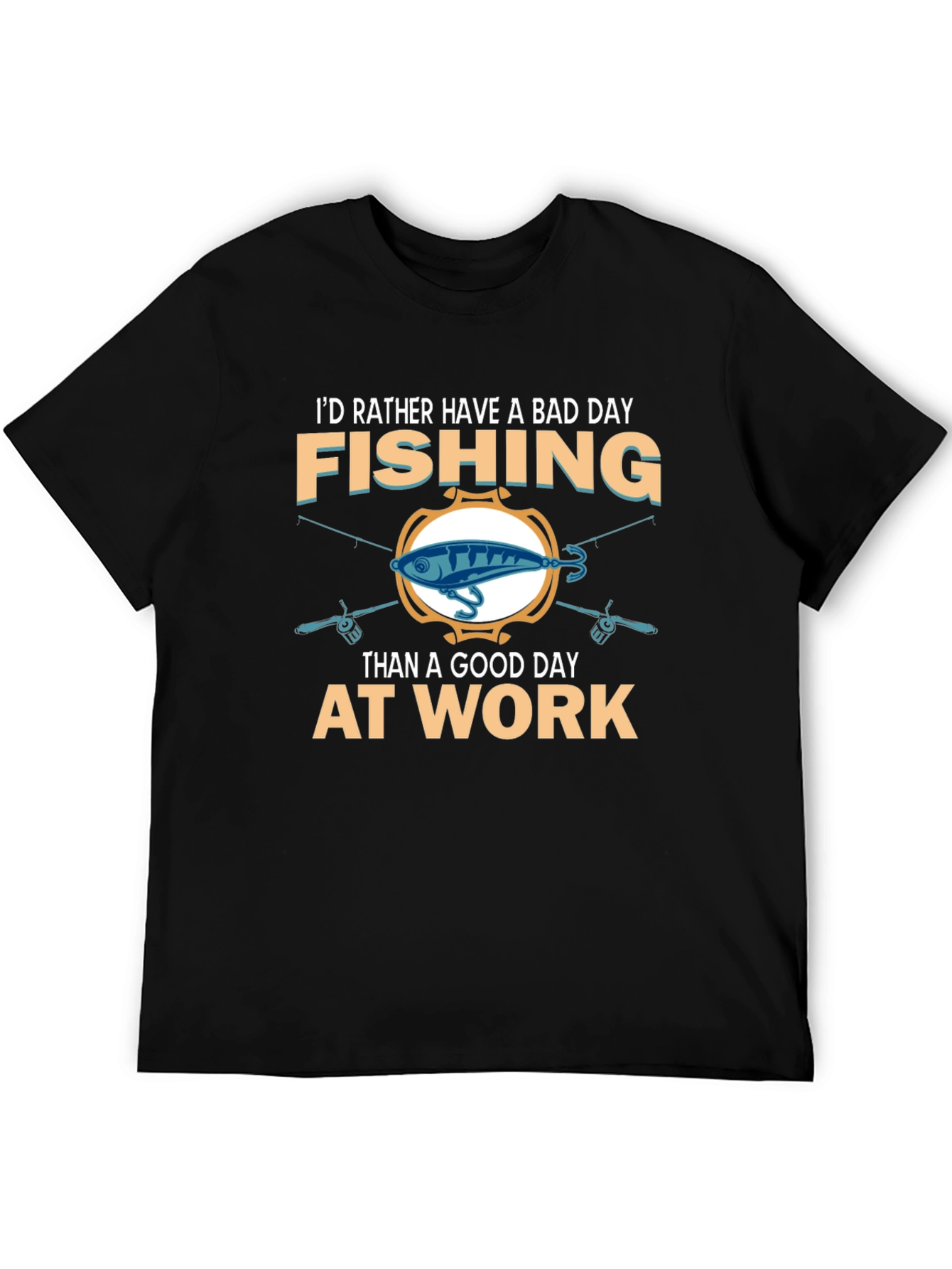 Fishing T-Shirt - Bad Day Fishing
