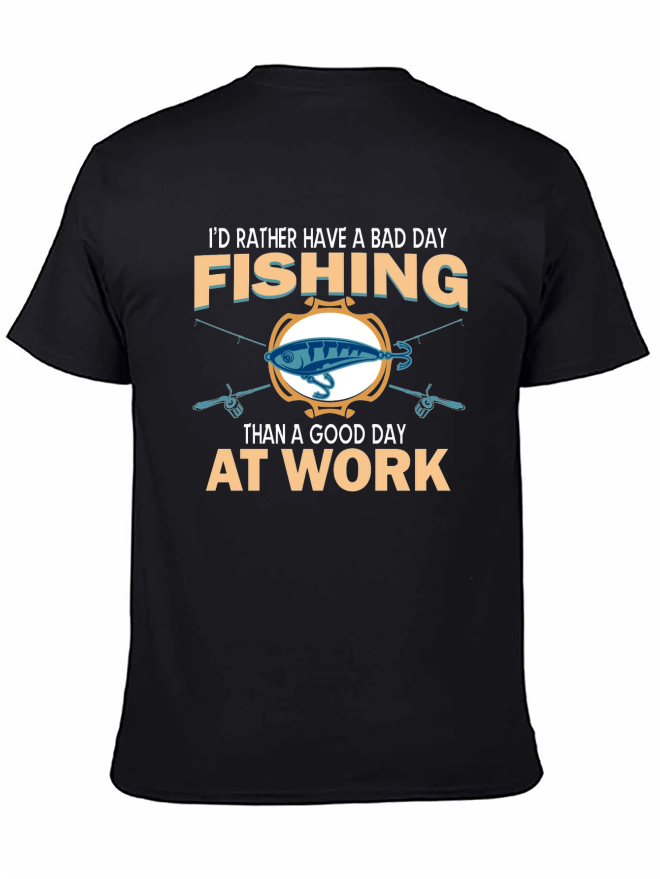 Fishing T-Shirt - Bad Day Fishing