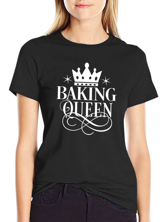 Baking Queen T-Shirt - Stylish Chef Apparel
