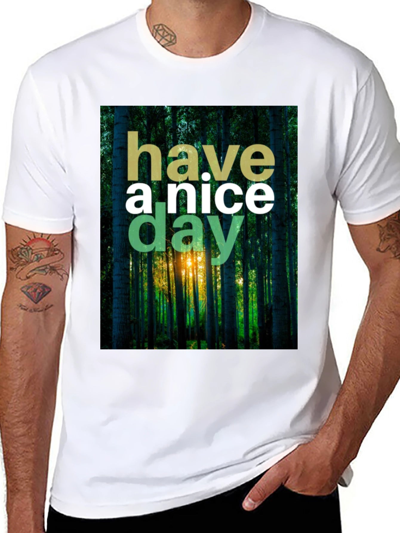 Nature Have a Nice Day Graphic Tee