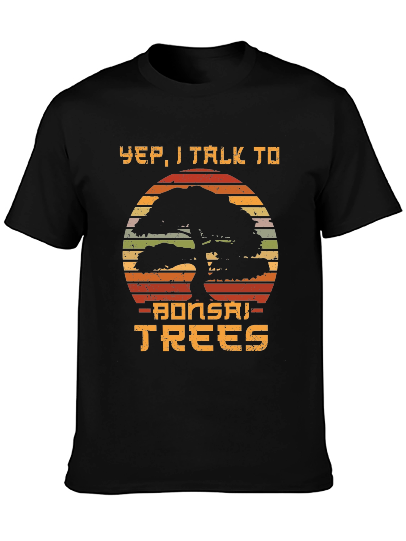 Yep I Talk to Bonsai Trees Graphic Tee