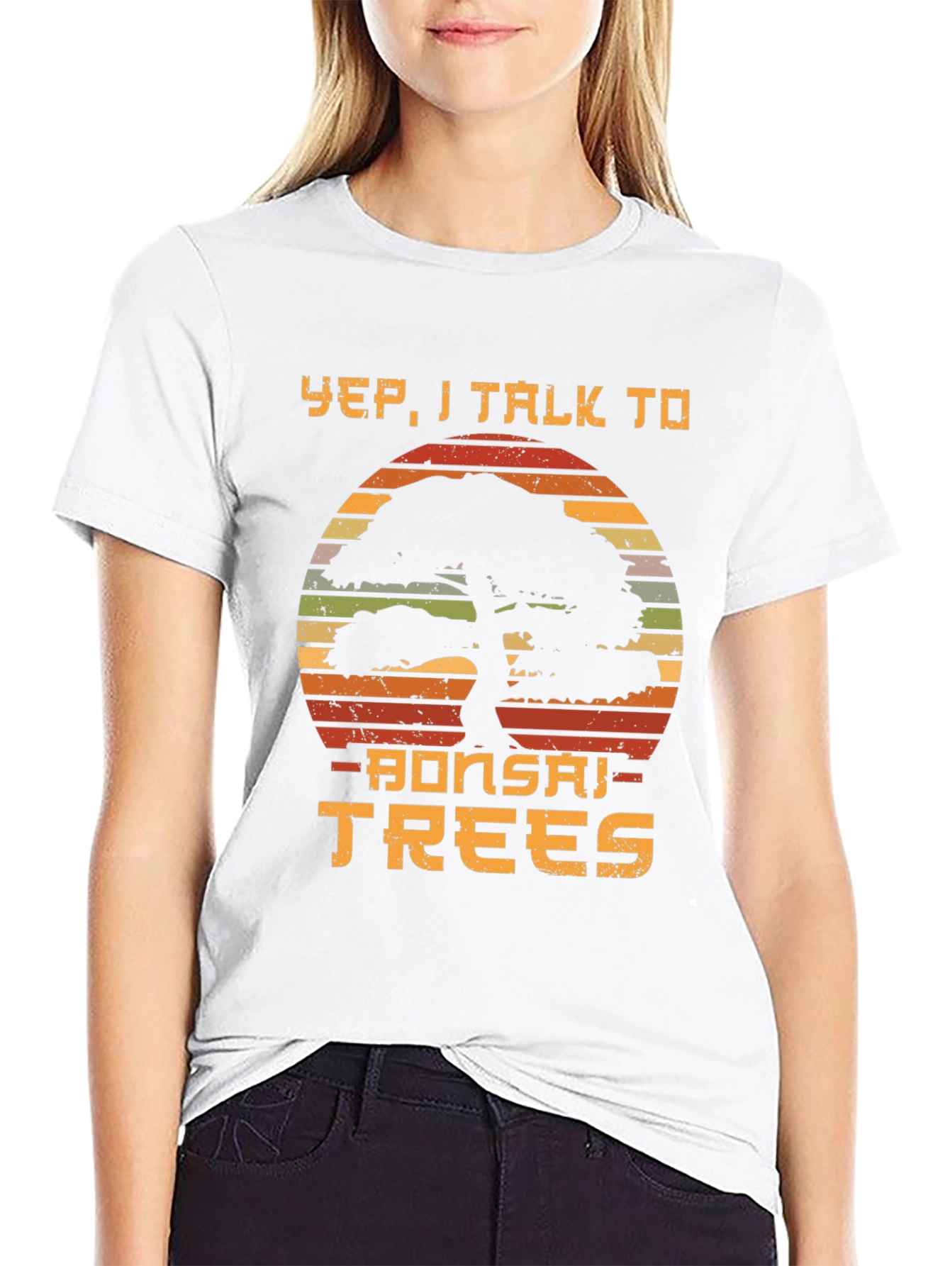 Yep I Talk to Bonsai Trees Graphic Tee