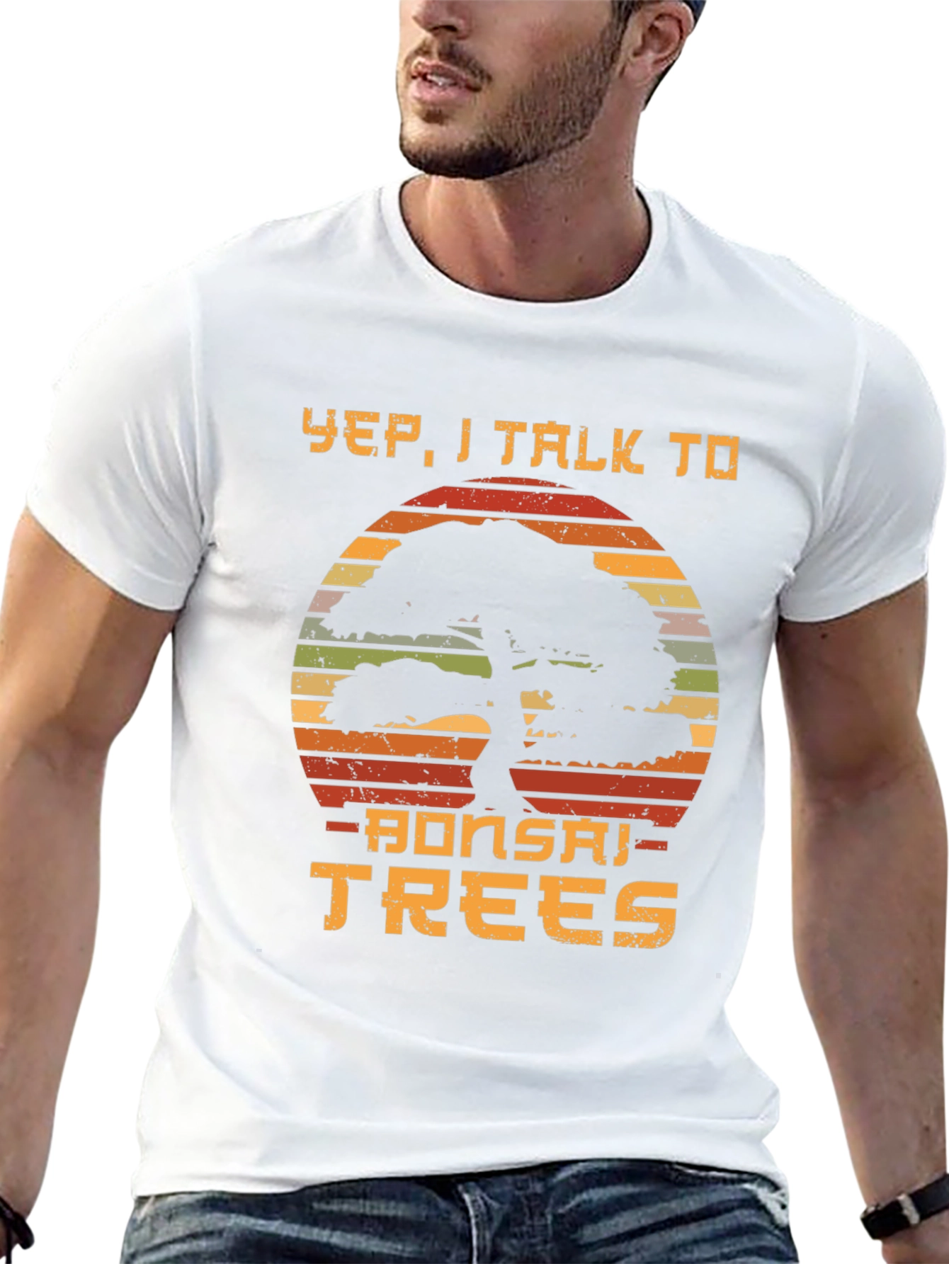 Yep I Talk to Bonsai Trees Graphic Tee
