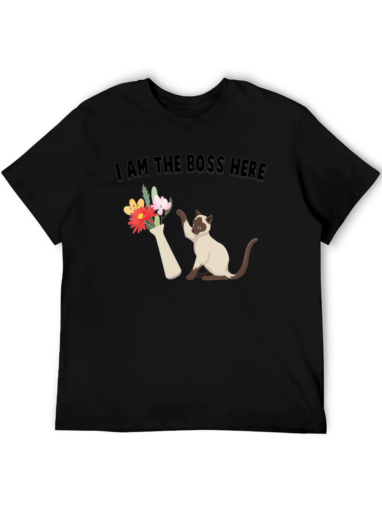 I Am the Boss Here Cat Graphic Tee