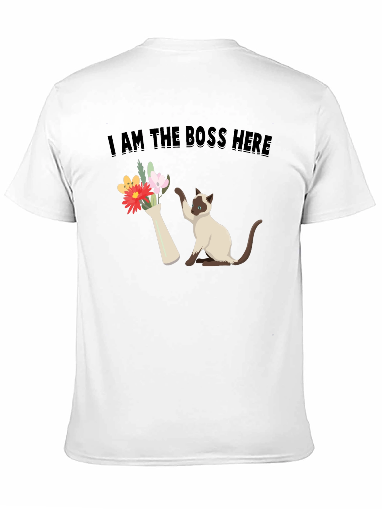 I Am the Boss Here Cat Graphic Tee