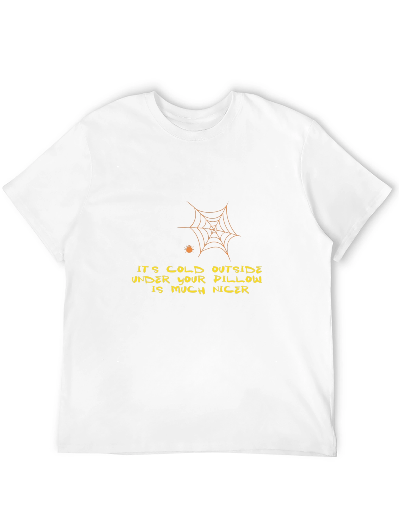 Funny Halloween Spider Web Graphic Tee
