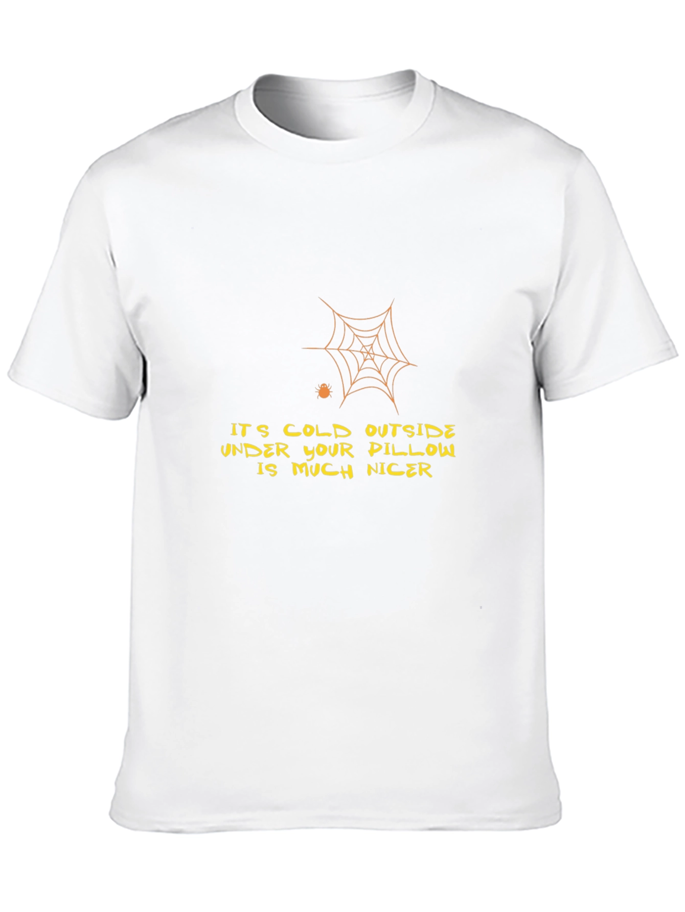 Funny Halloween Spider Web Graphic Tee
