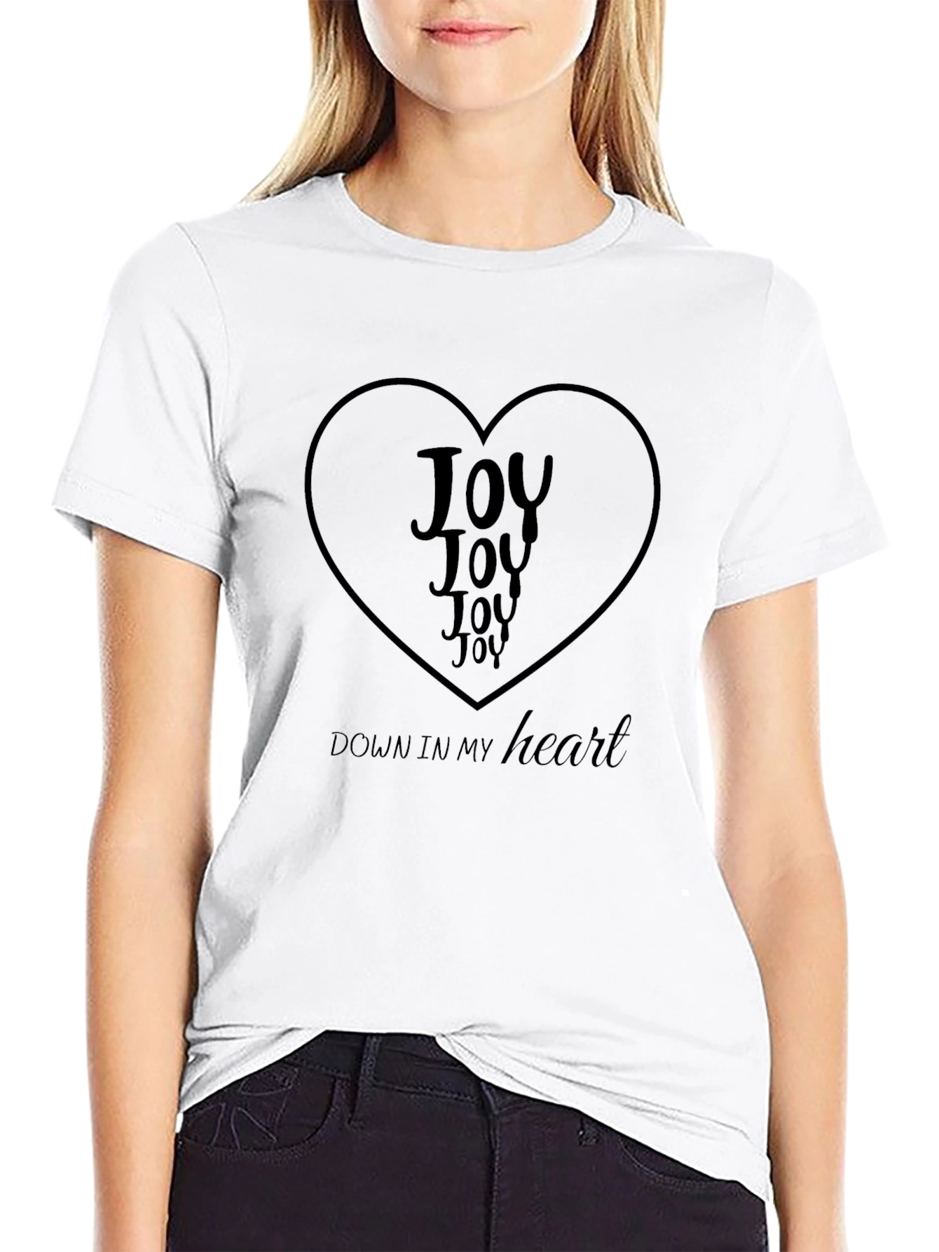 Joy in My Heart Graphic Tee - Black