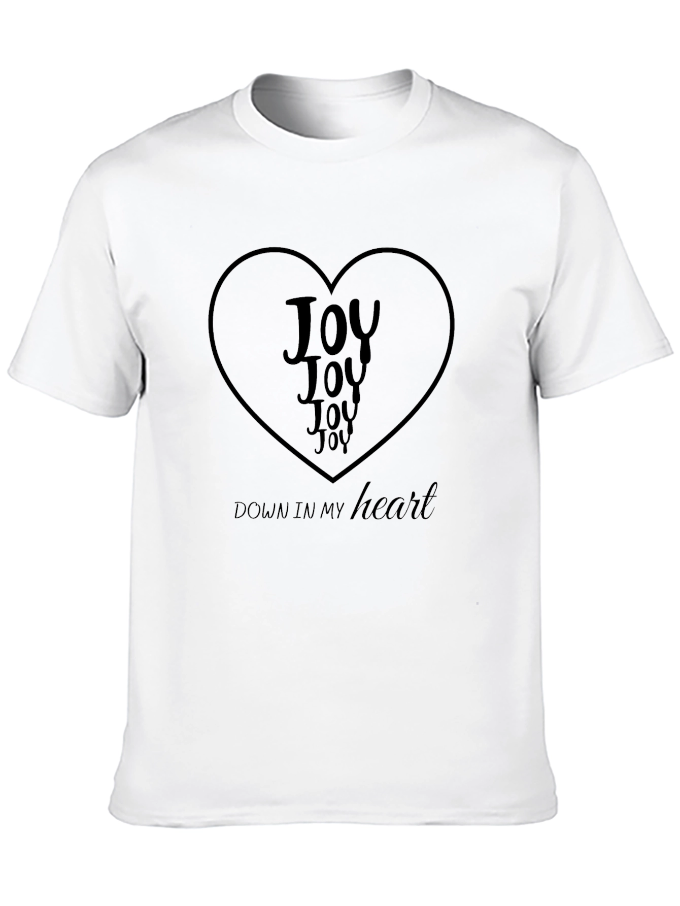 Joy in My Heart Graphic Tee - Black