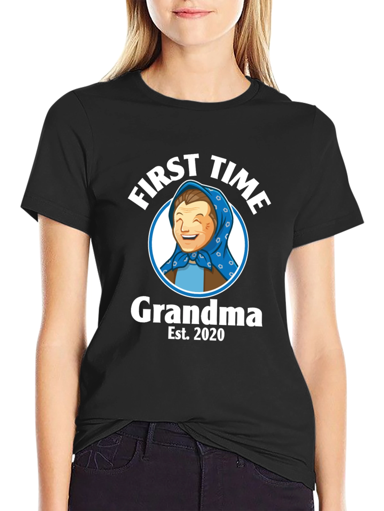 First Time Grandma Est. 2020 Graphic T-Shirt