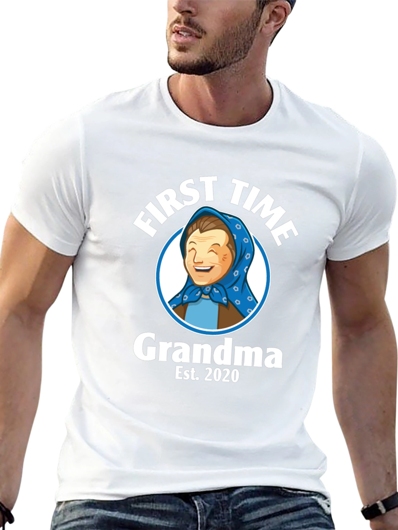 First Time Grandma Est. 2020 Graphic T-Shirt