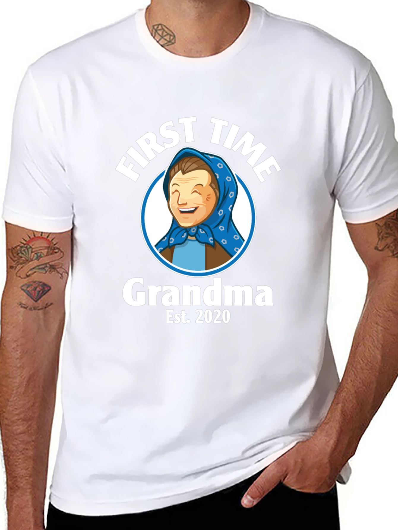 First Time Grandma Est. 2020 Graphic T-Shirt