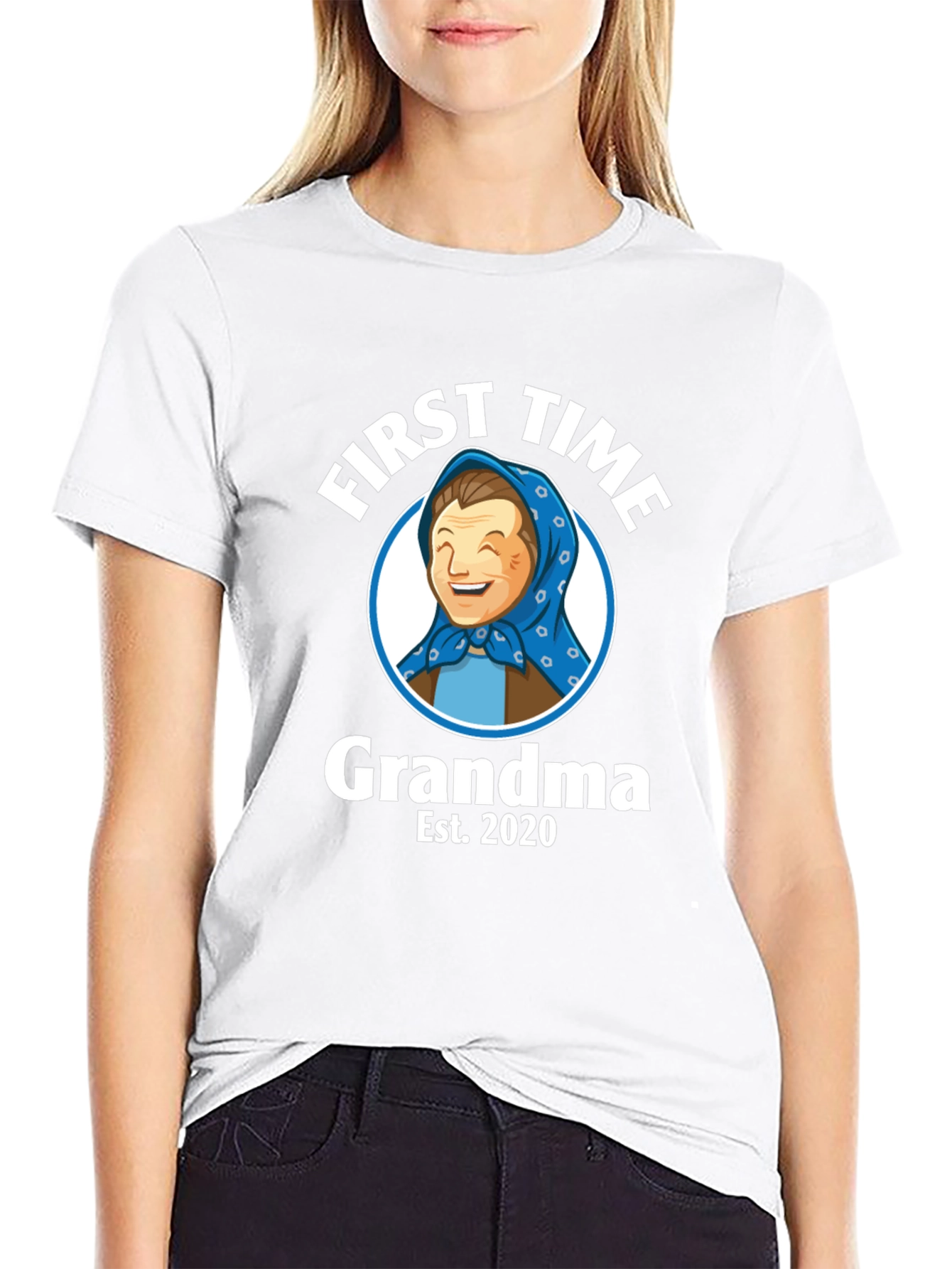 First Time Grandma Est. 2020 Graphic T-Shirt