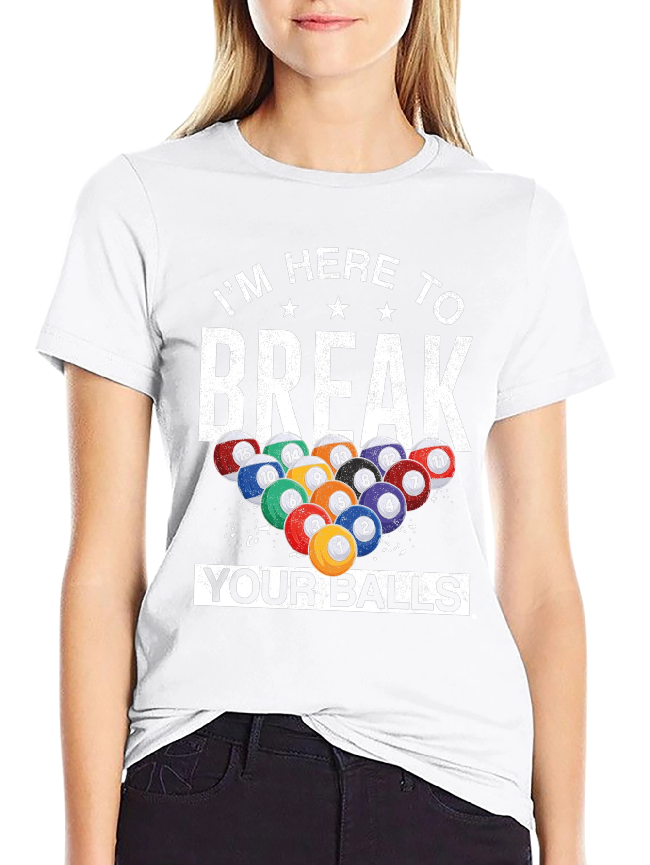 Break Your Balls Funny Billiards T-Shirt