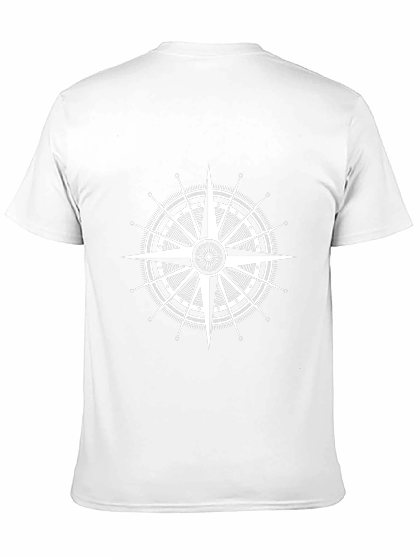 Nautical Compass Graphic Tee - Black