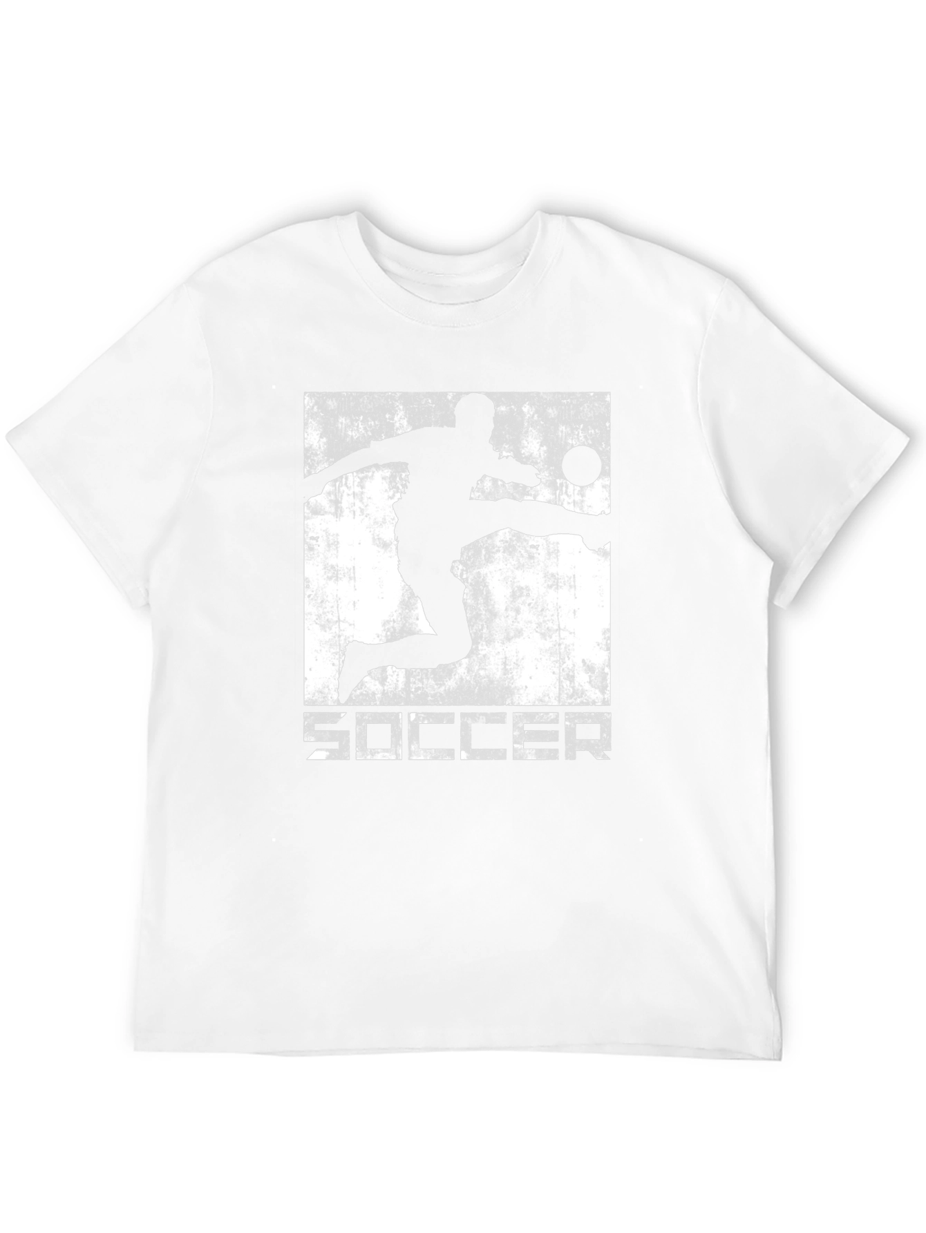 Soccer Graphic Tee - Black Short Sleeve Shirt