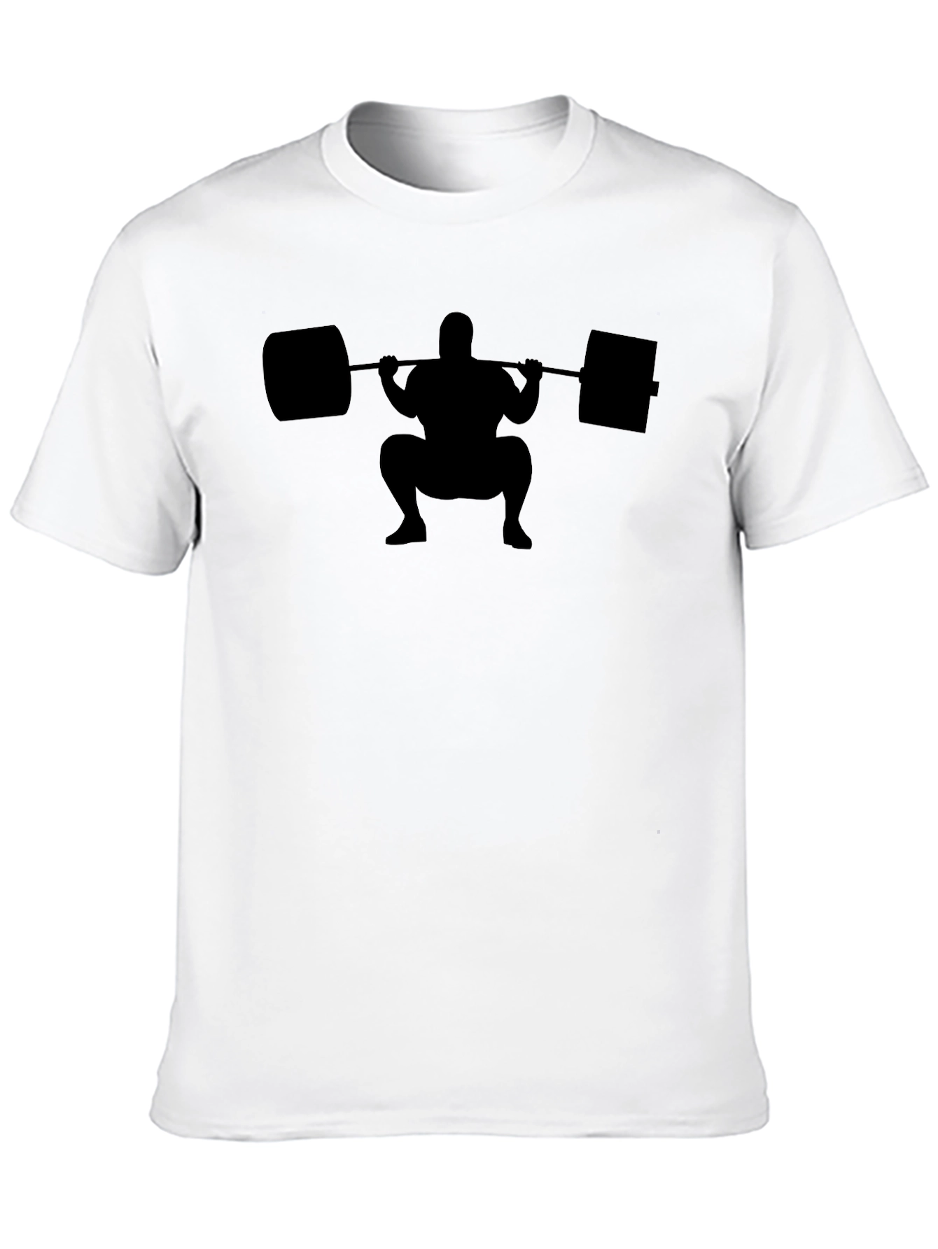 Weightlifting Squat Black Graphic Tee