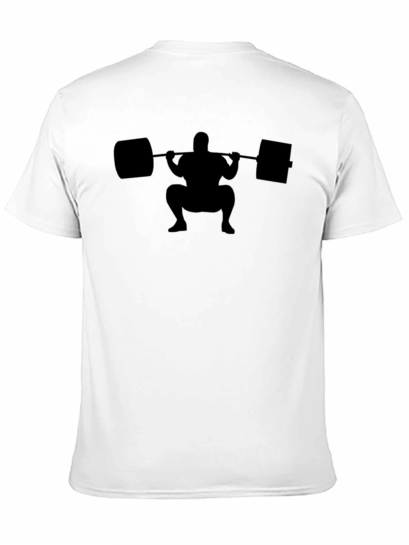 Weightlifting Squat Black Graphic Tee