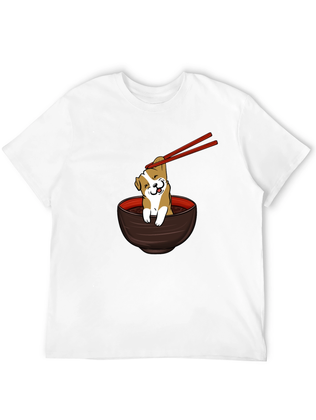Ramen Dog T-Shirt - Funny Puppy Tee