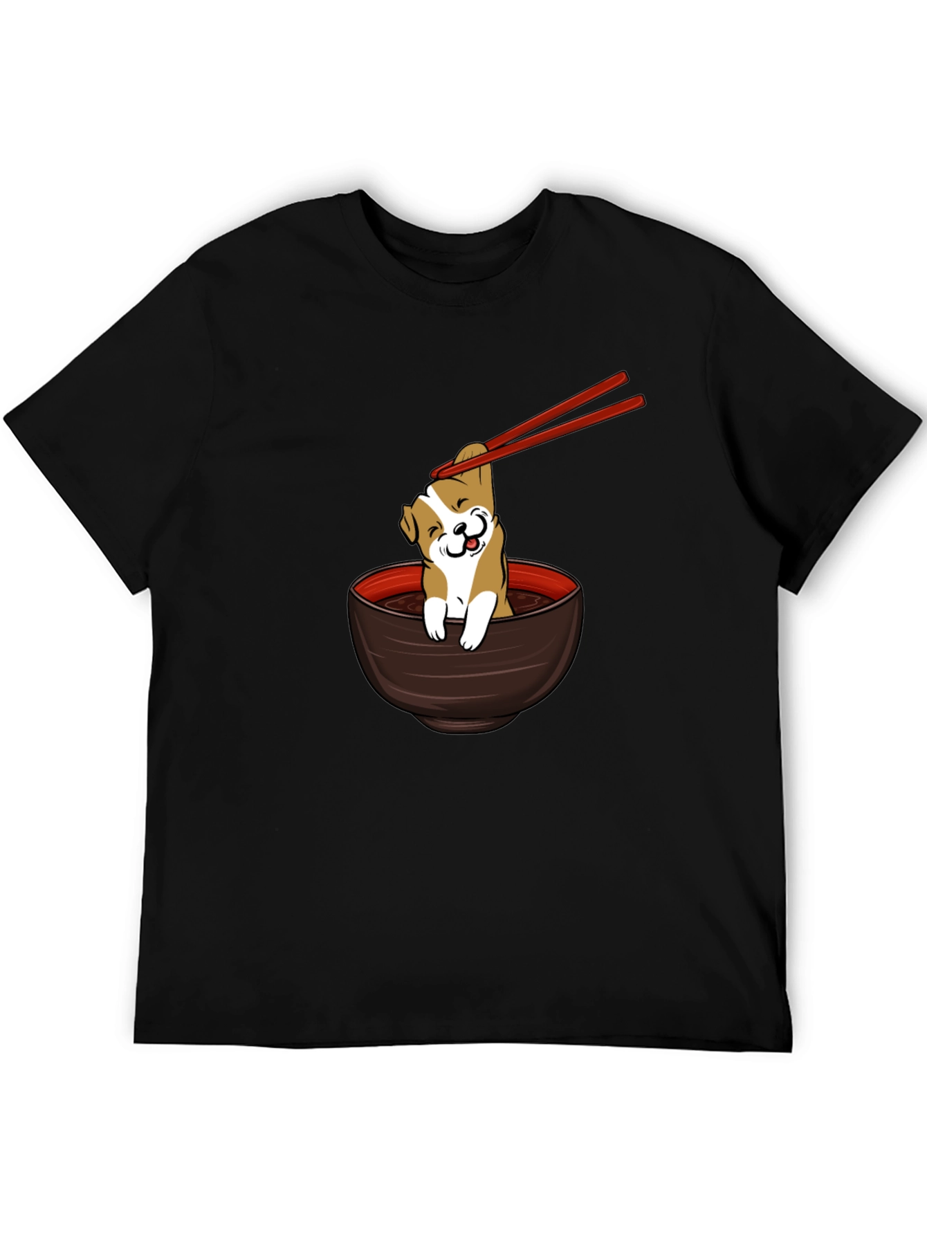 Ramen Dog T-Shirt - Funny Puppy Tee